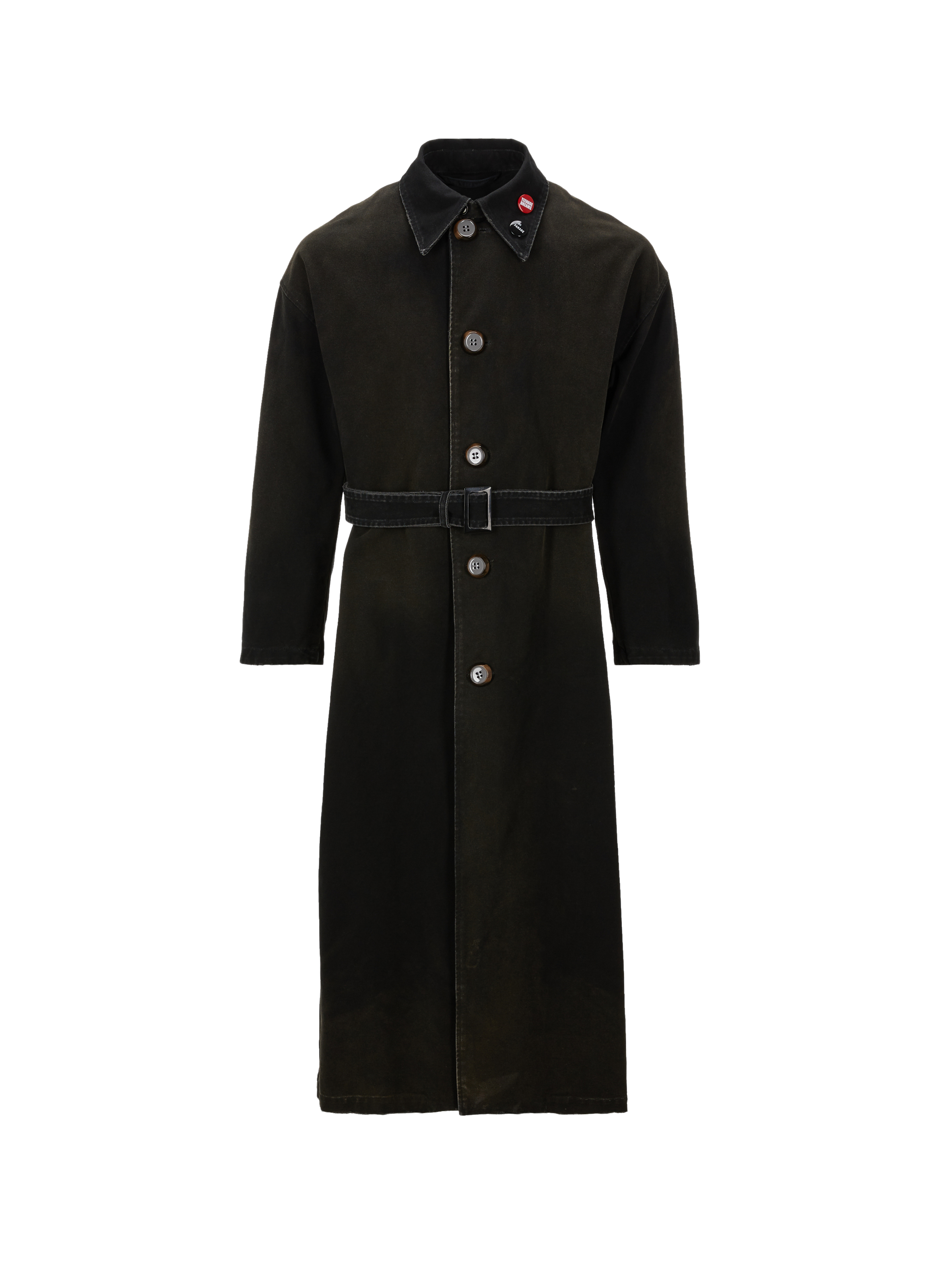 Manteau délavé en coton