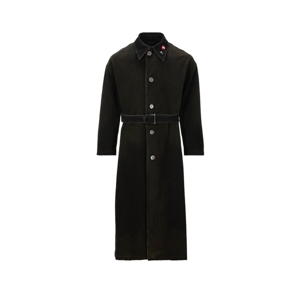 Manteau délavé en coton