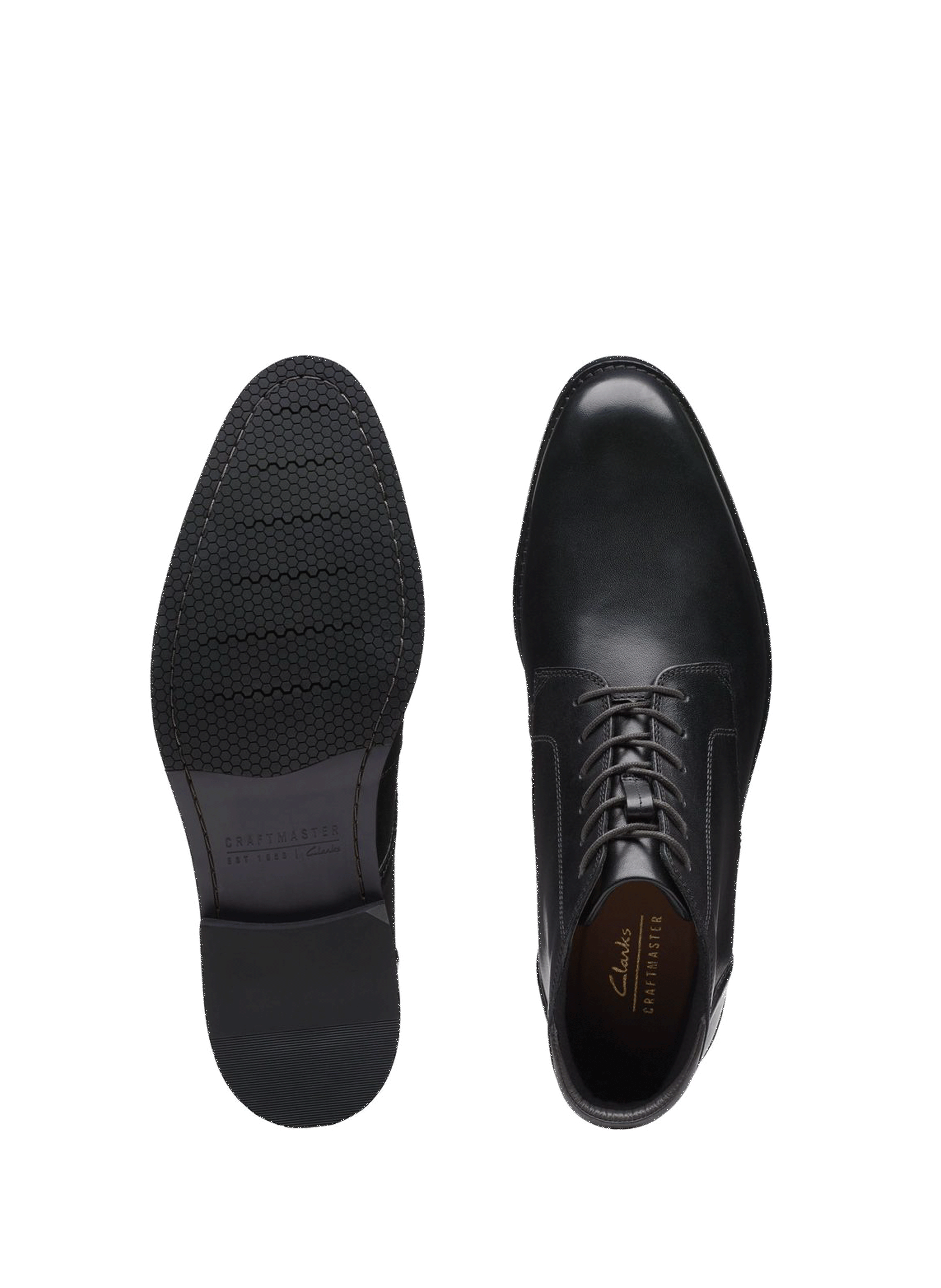 Bottines Craft Arlo en cuir CLARKS Noir