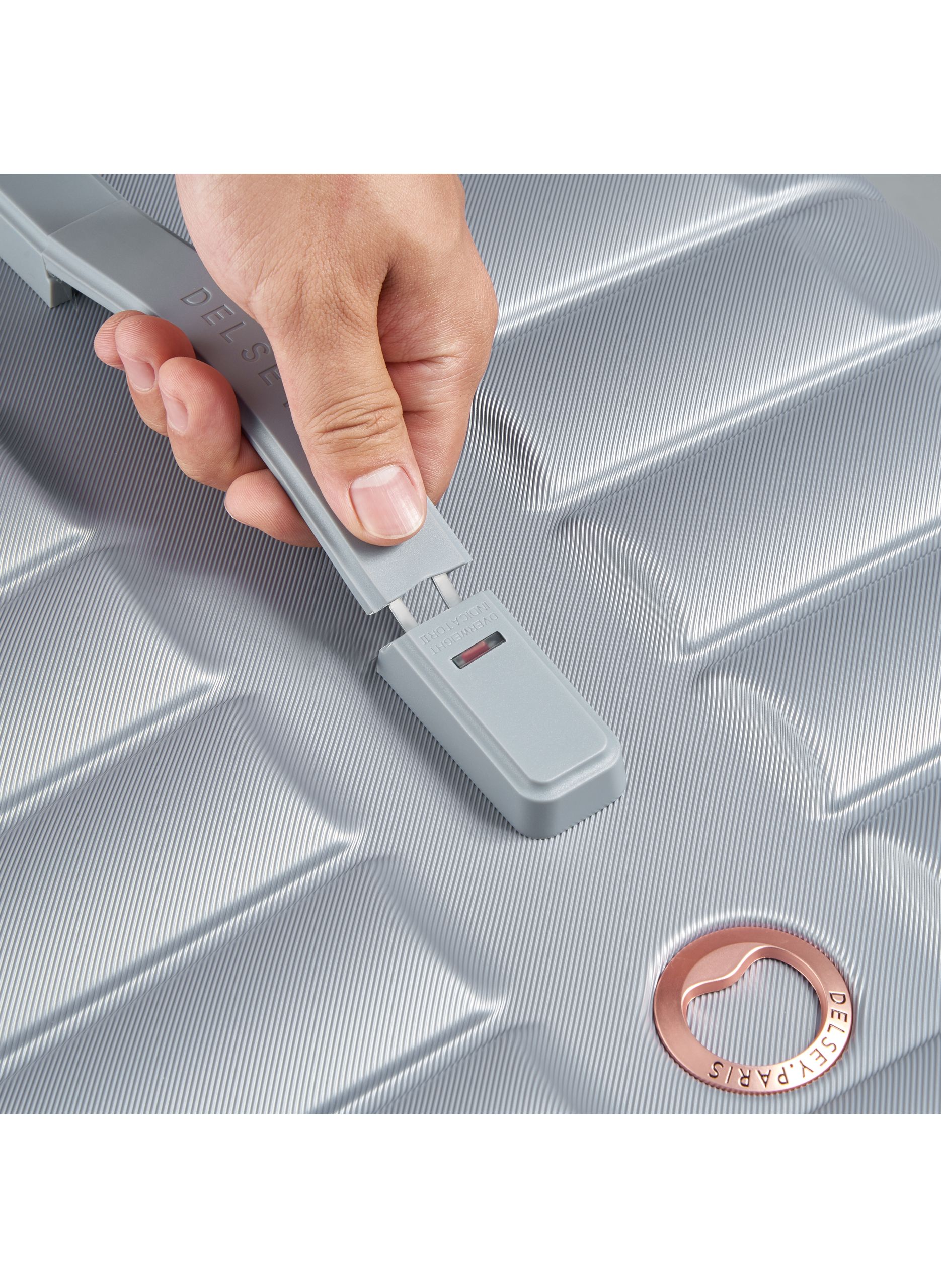 Valise soute rigide taille xxl - shadow 5.0 DELSEY PARIS Gris