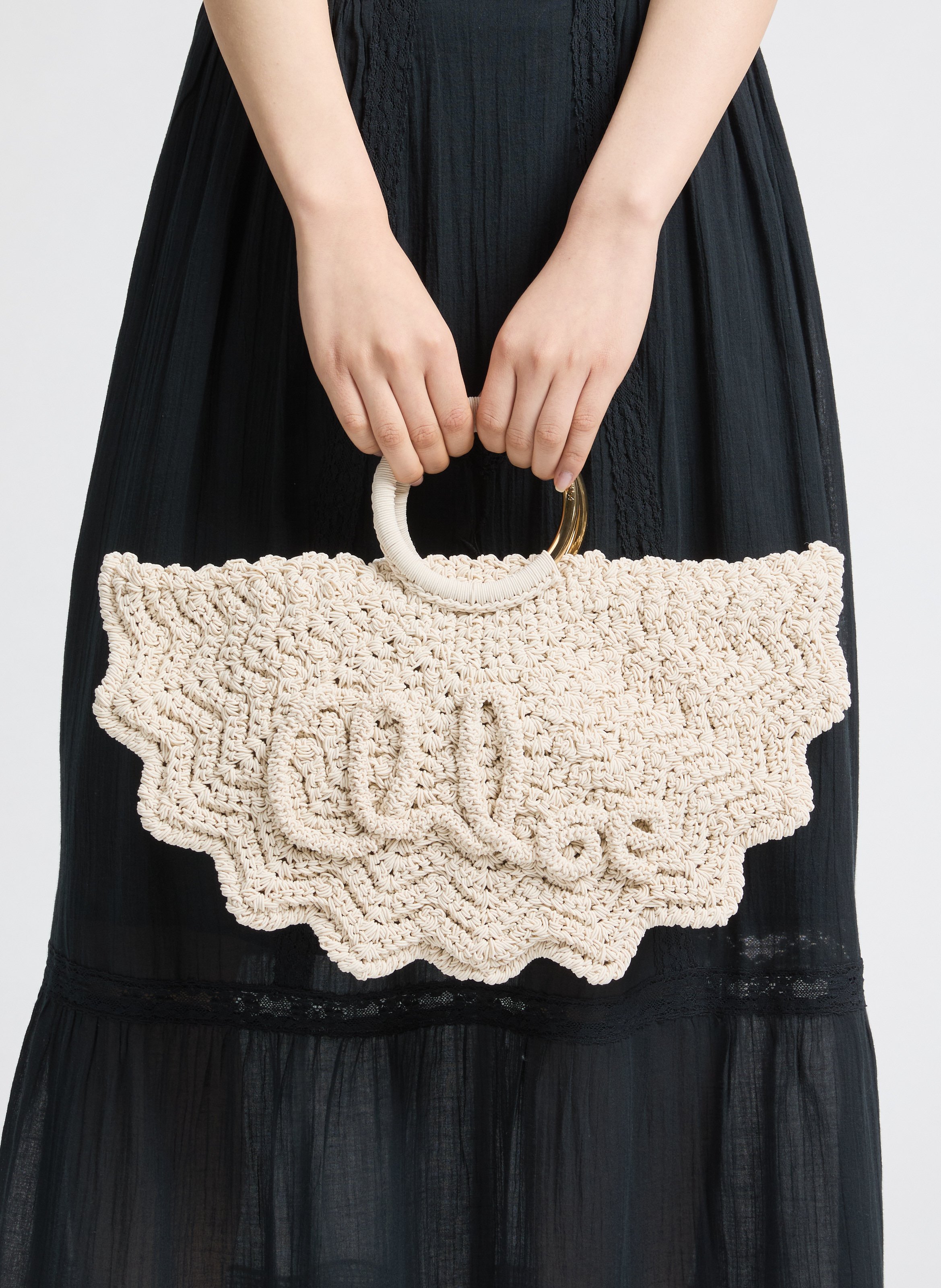 Handbag Paravent Bracelet Small CHLOÉ Beige