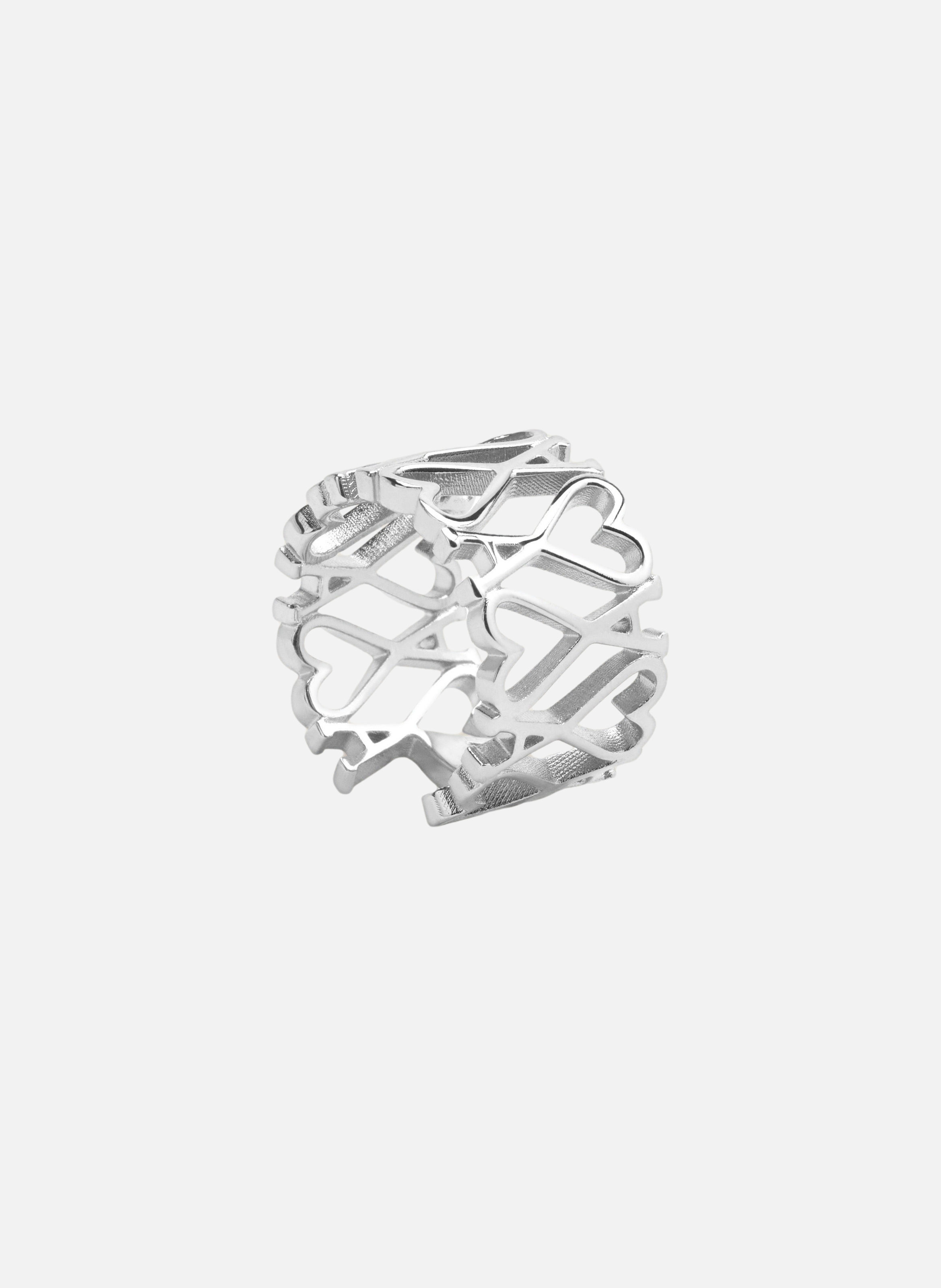 Bague ami de coeur unisexe AMI PARIS Argent