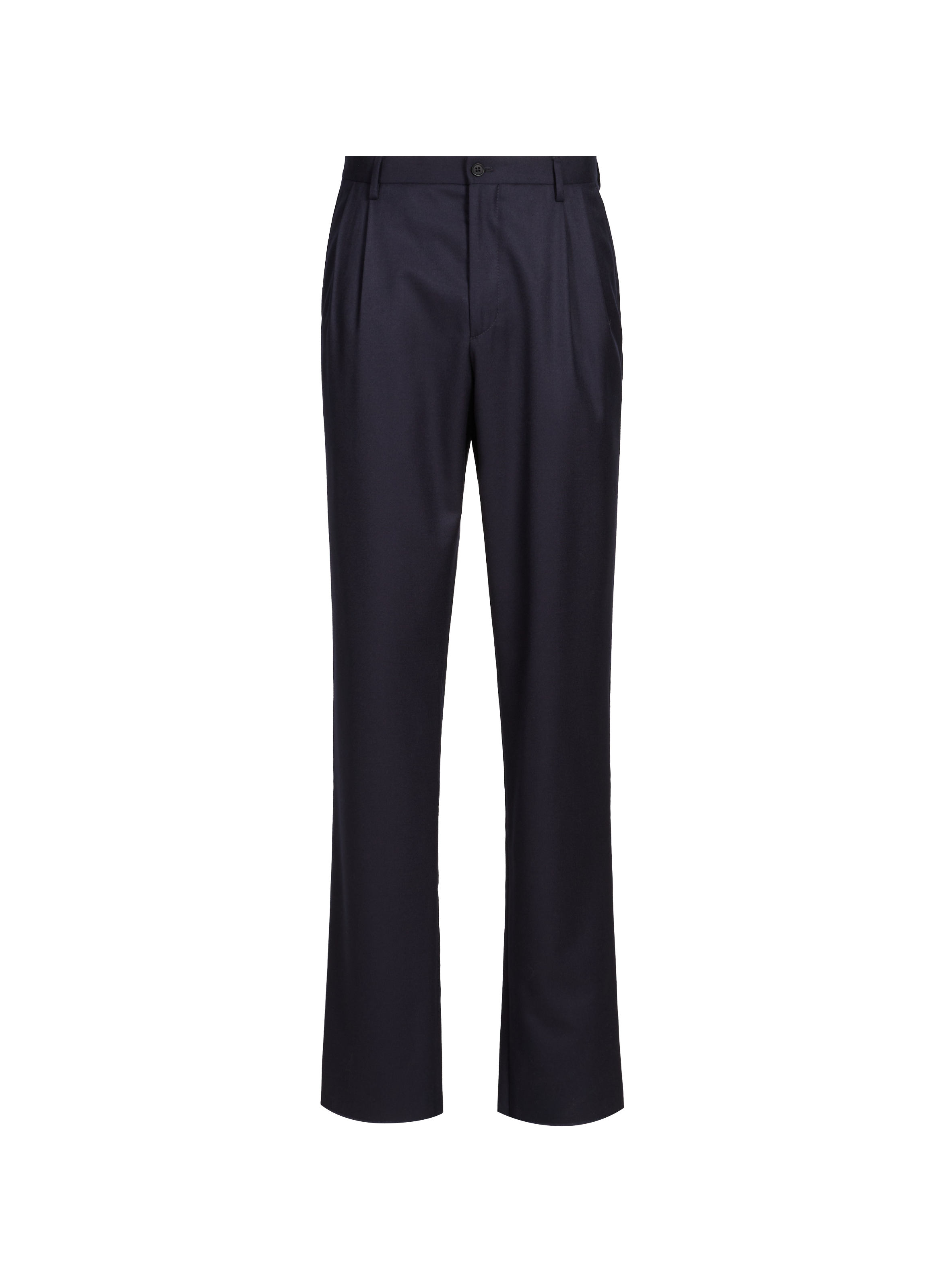 Houndstooth wool suit trousers SAISON 1865 Blue