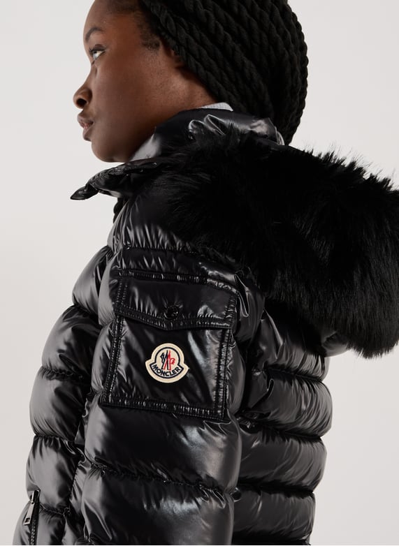 Doudoune matelassée à capuche | Noir by MONCLER Doudoune matelassée à capuche Noir