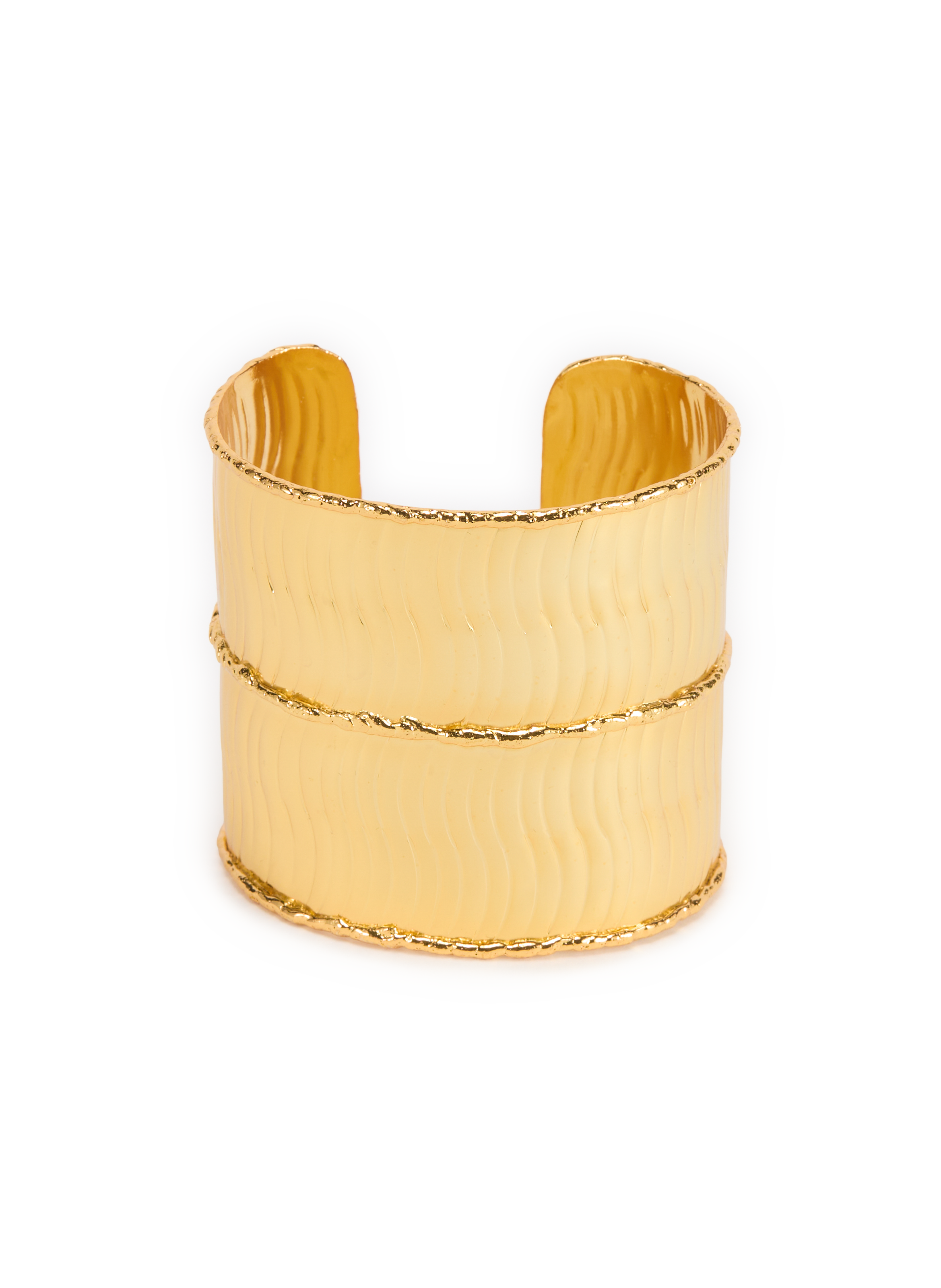 SYLVIA TOLEDANO Brass cuff Golden