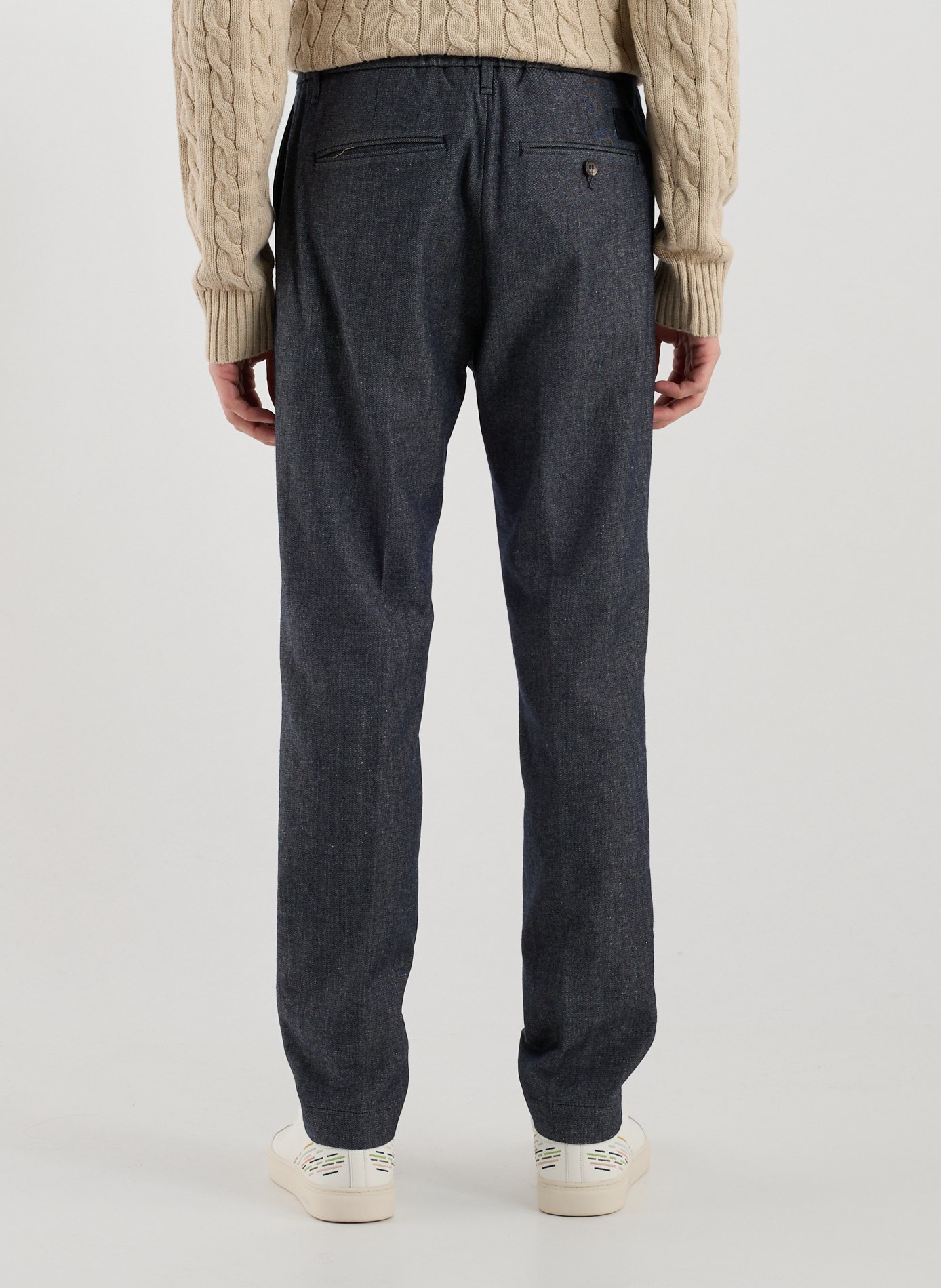 Slim pants in cotton and virgin wool blend JACOB COHEN Blue