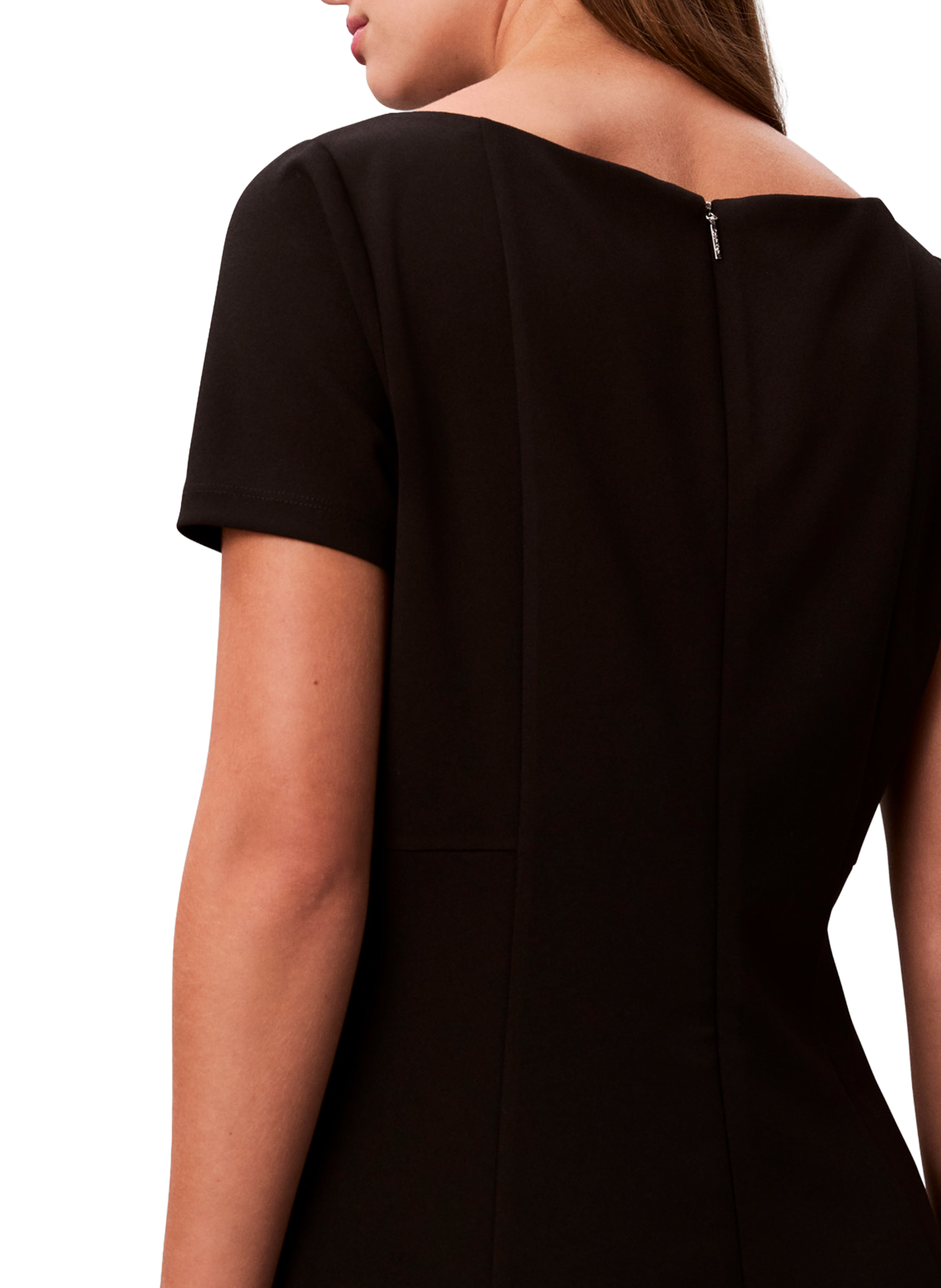 Straight midi dress CALVIN KLEIN Black