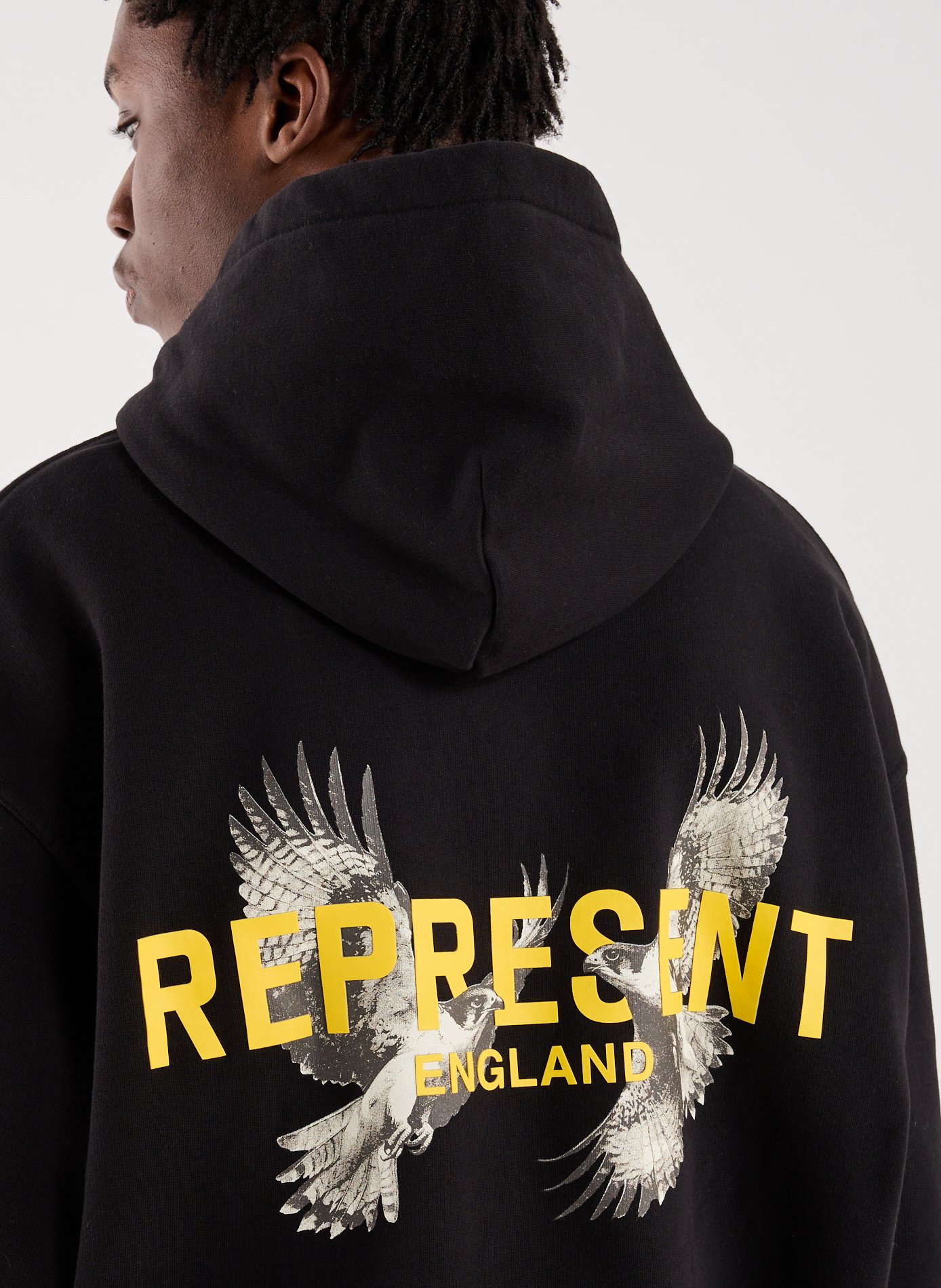 Cotton hoodie REPRESENT Blue