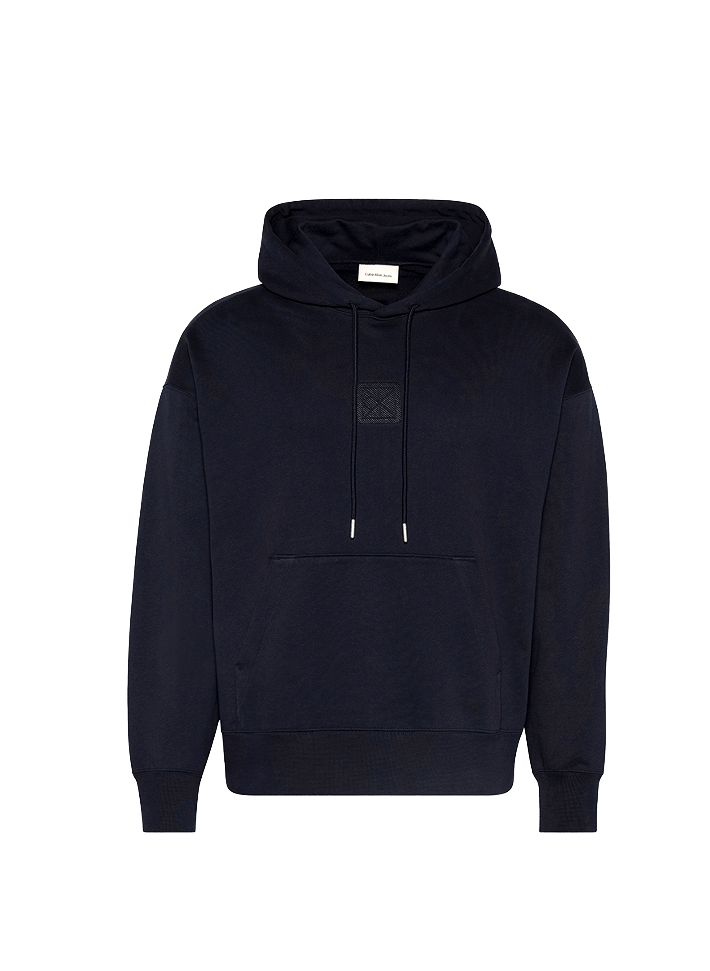 Cotton fleece-blend hoodie CALVIN KLEIN Blue