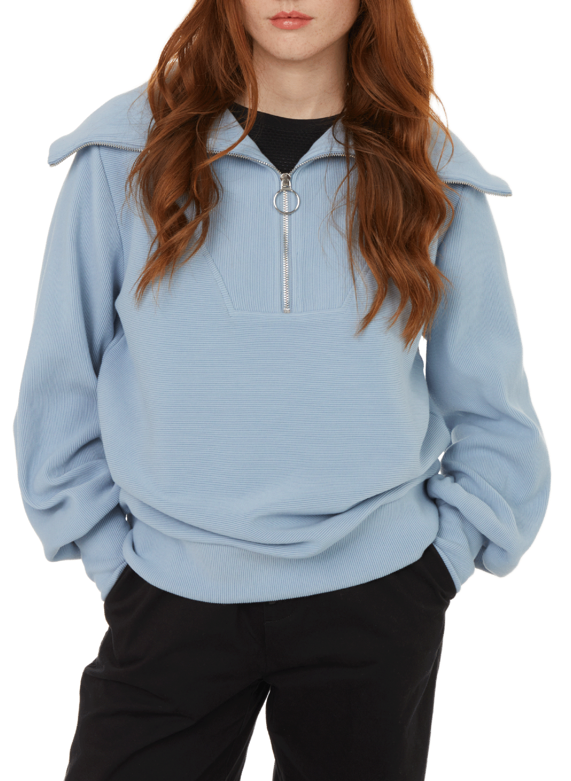 Katoenen sweatshirt VARLEY Blauw