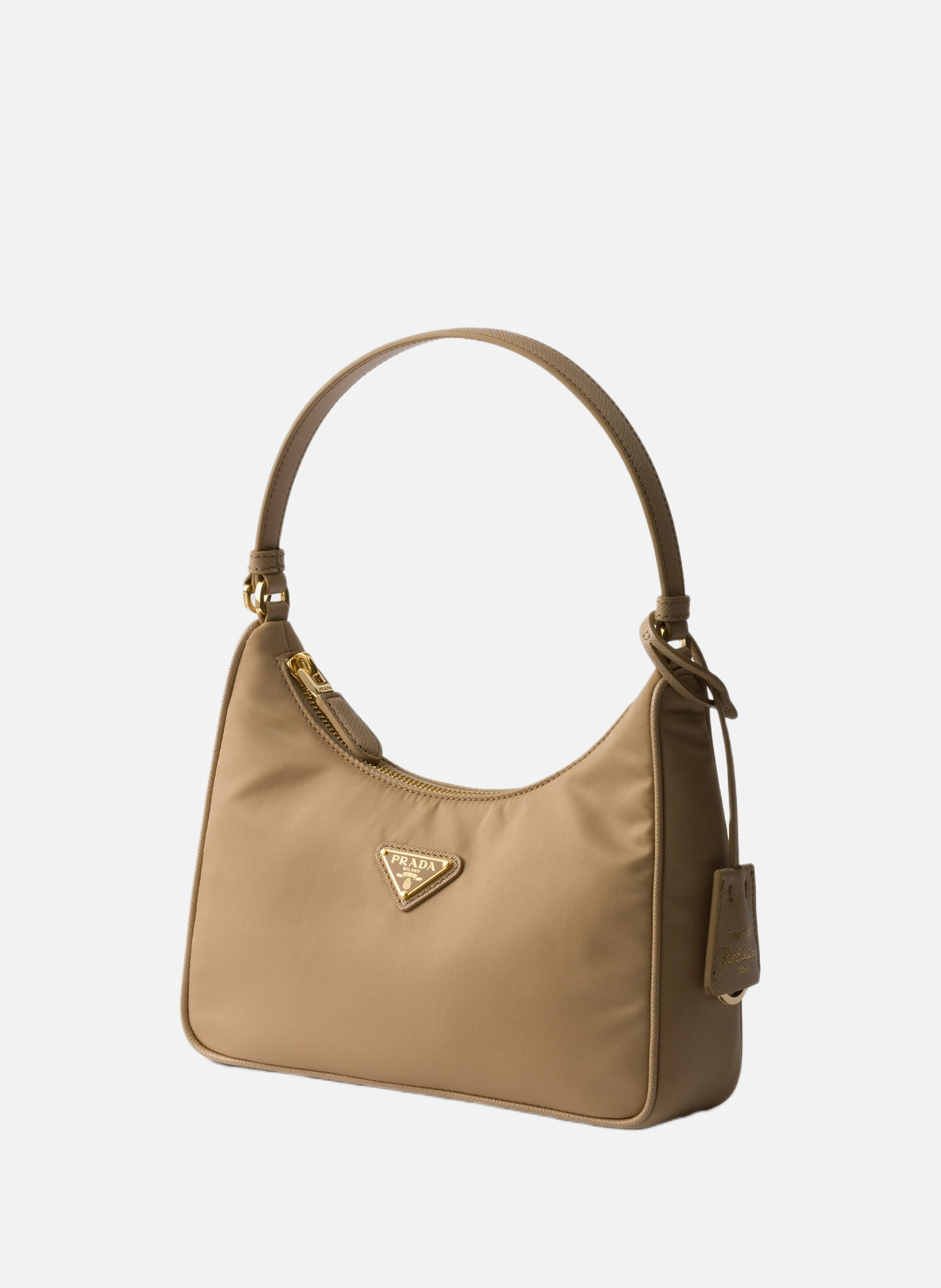 Mini sac prada re-edition 2005 en re-nylon PRADA Marron