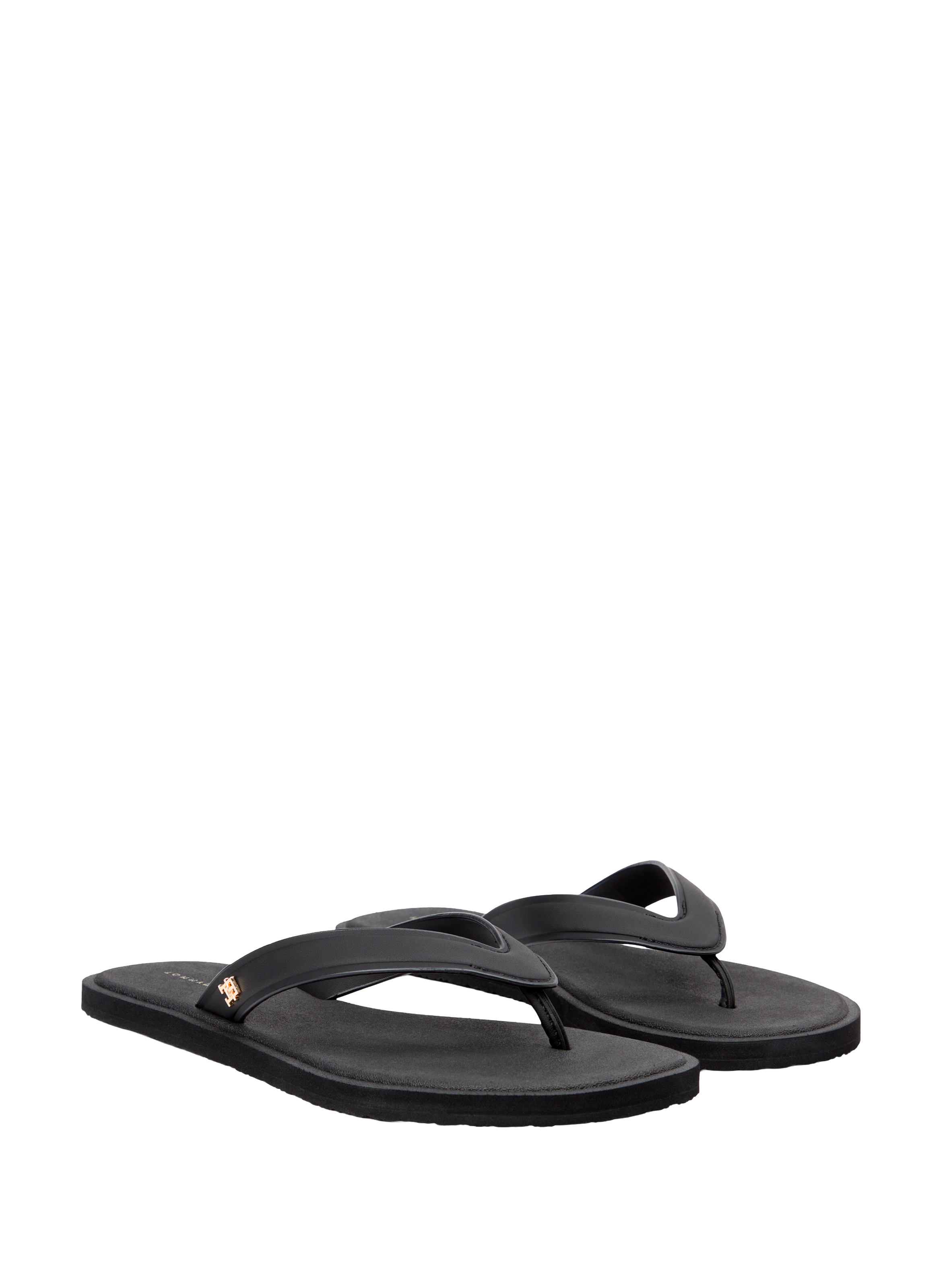 Flat sandals TOMMY HILFIGER Black
