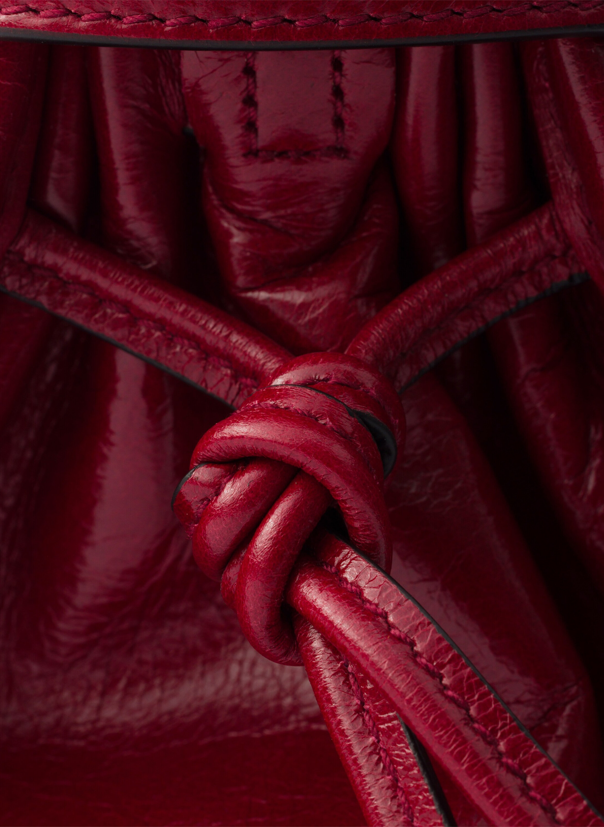 Sac à main prada bonnie en cuir PRADA Rouge