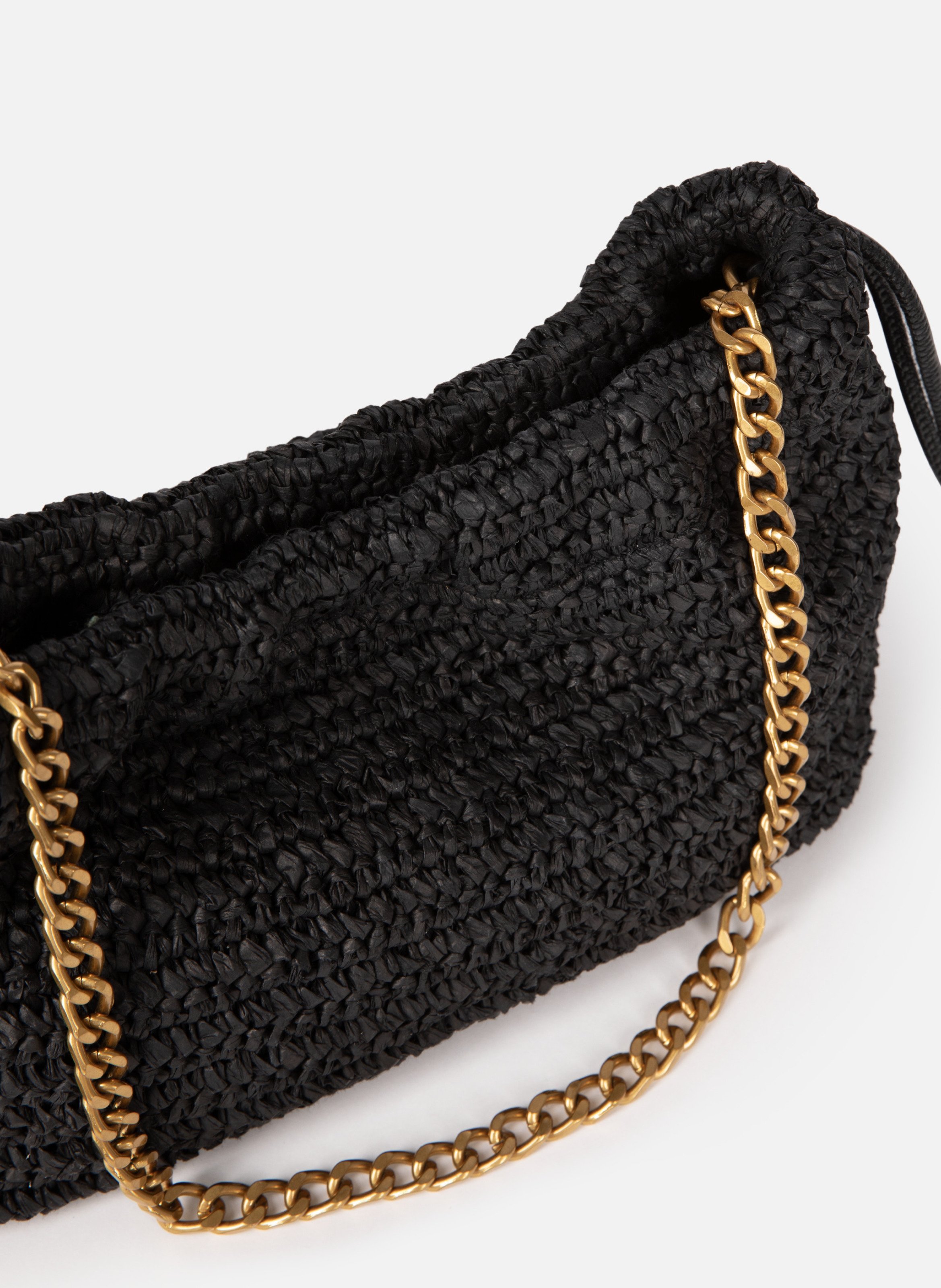Sac taylor en raphia THE KOOPLES Noir
