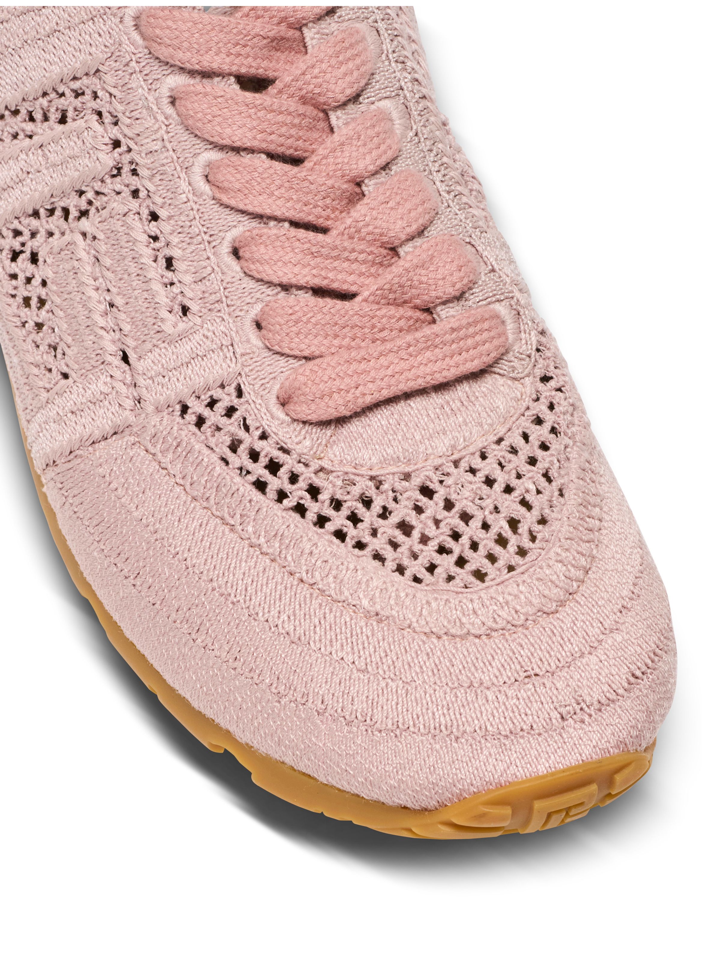 Baskets racer 45 en macramé BALMAIN Rose