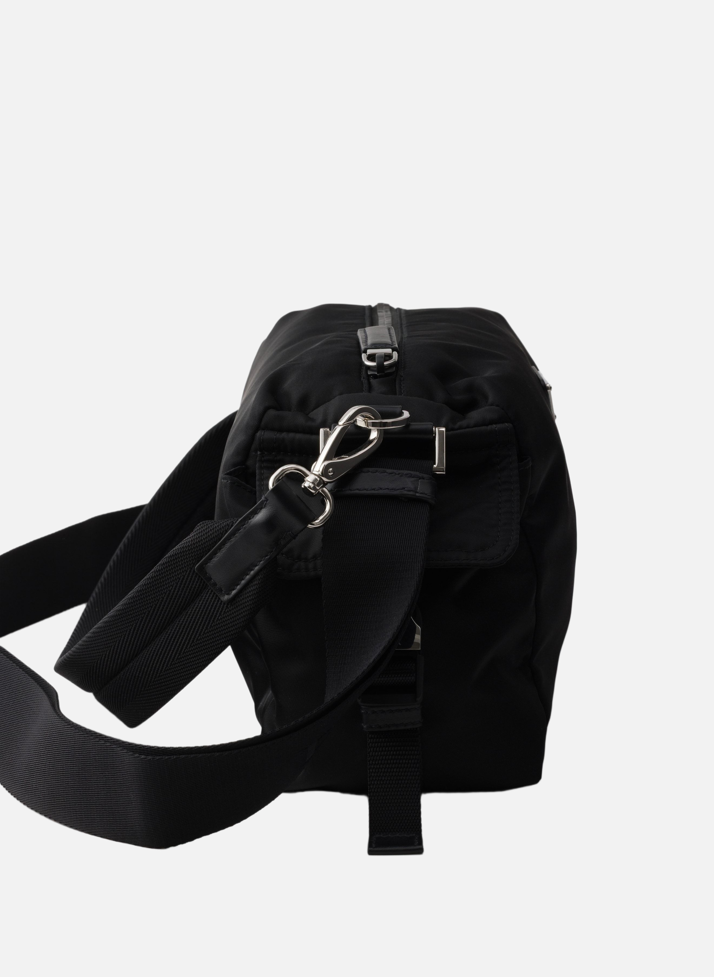 Sac prada explore en re-nylon et cuir PRADA Noir