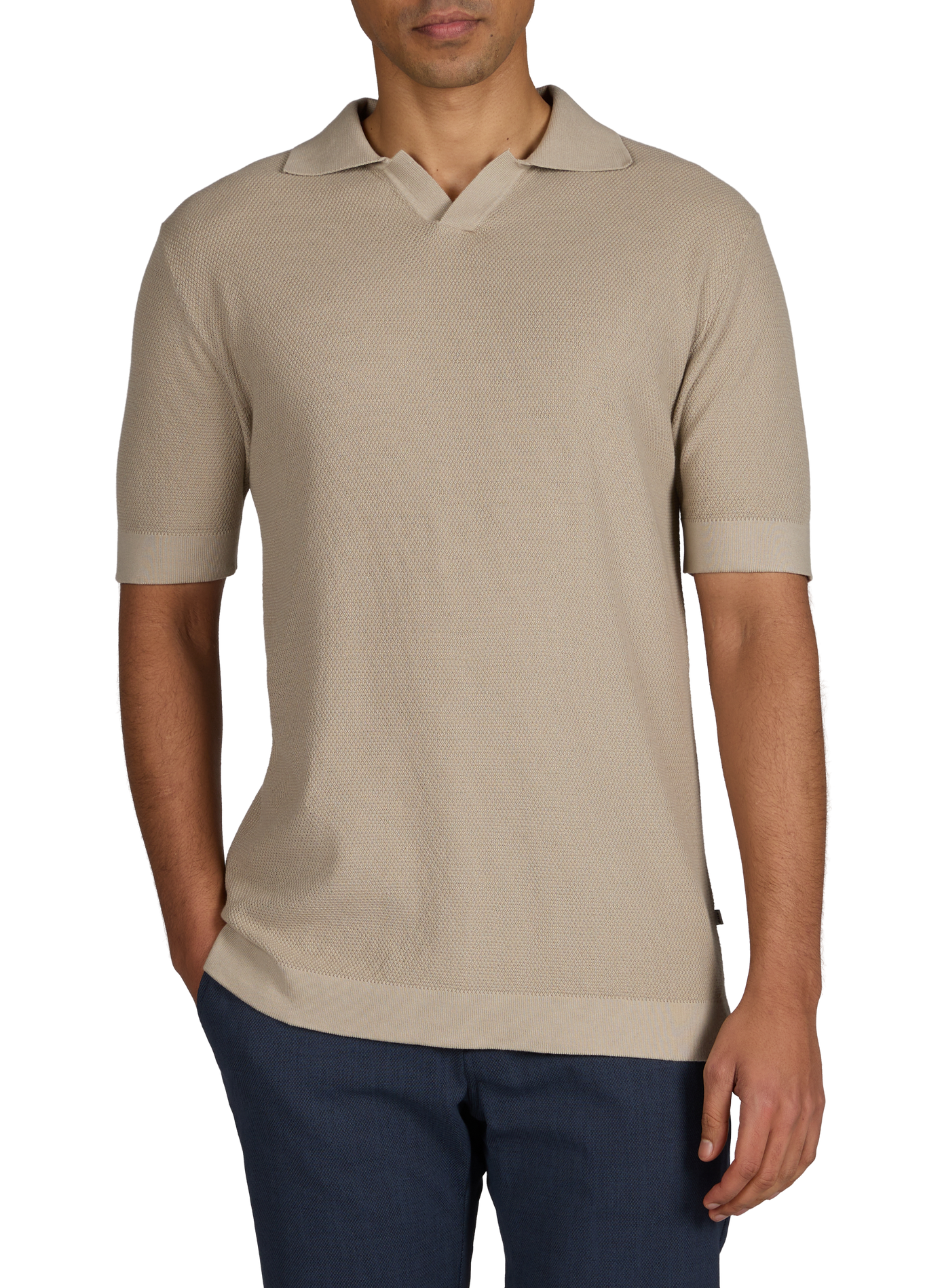 Cotton polo shirt 1789 CALA Brown
