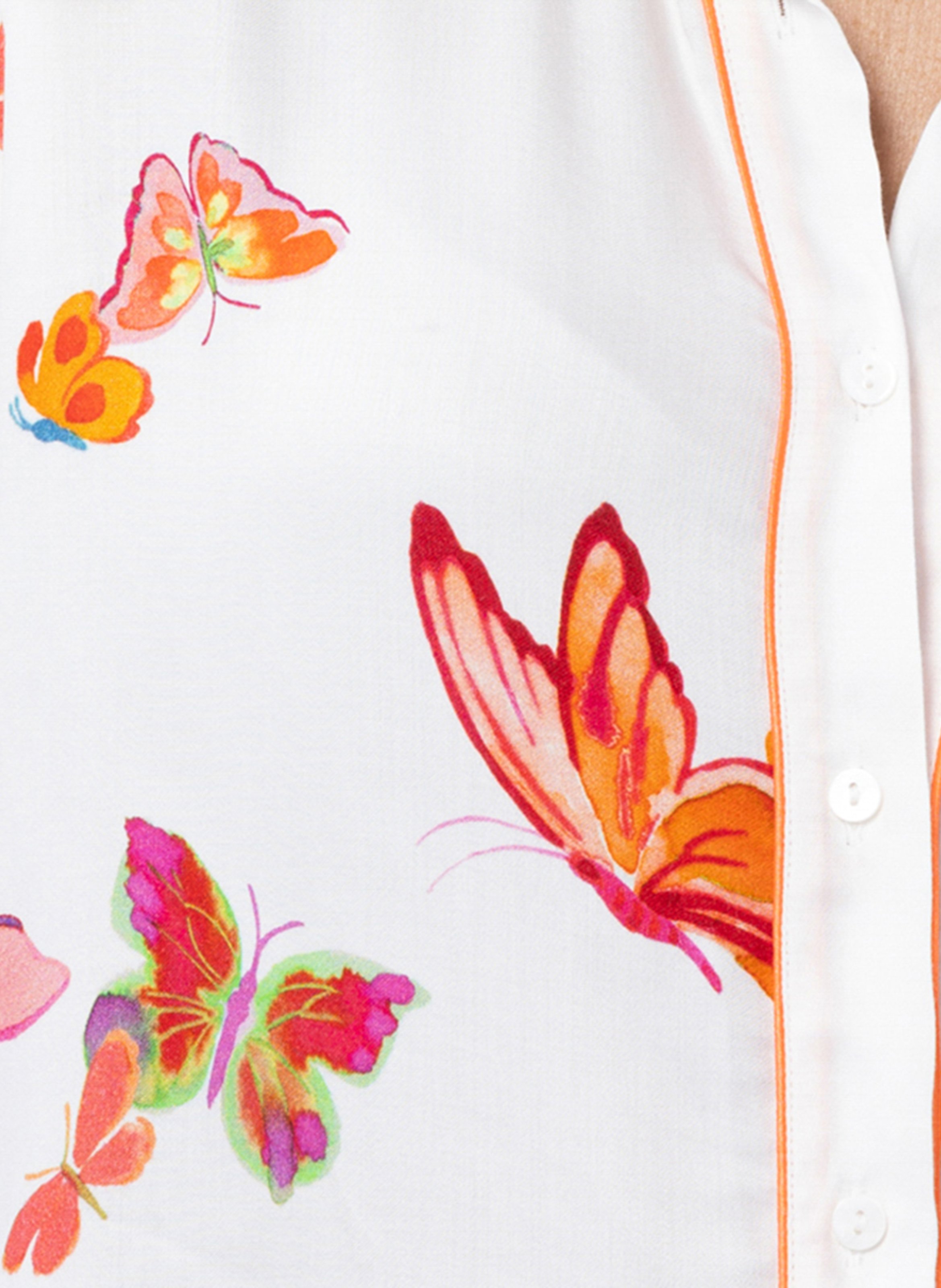 Pyjama boutonné en viscose robinson 206 LE CHAT Multicolore