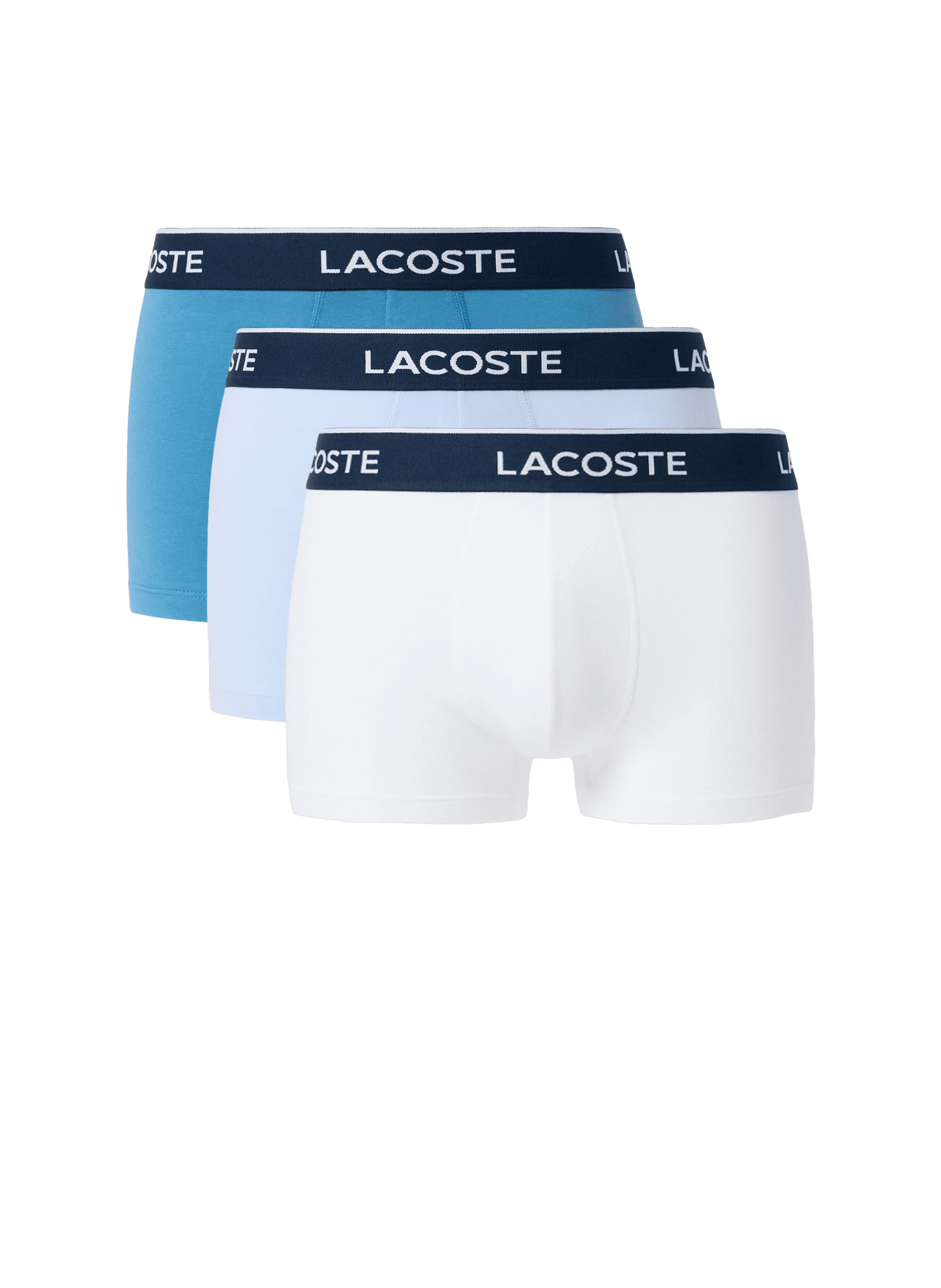 Set di 3 boxer in cotone misto LACOSTE Multicolore