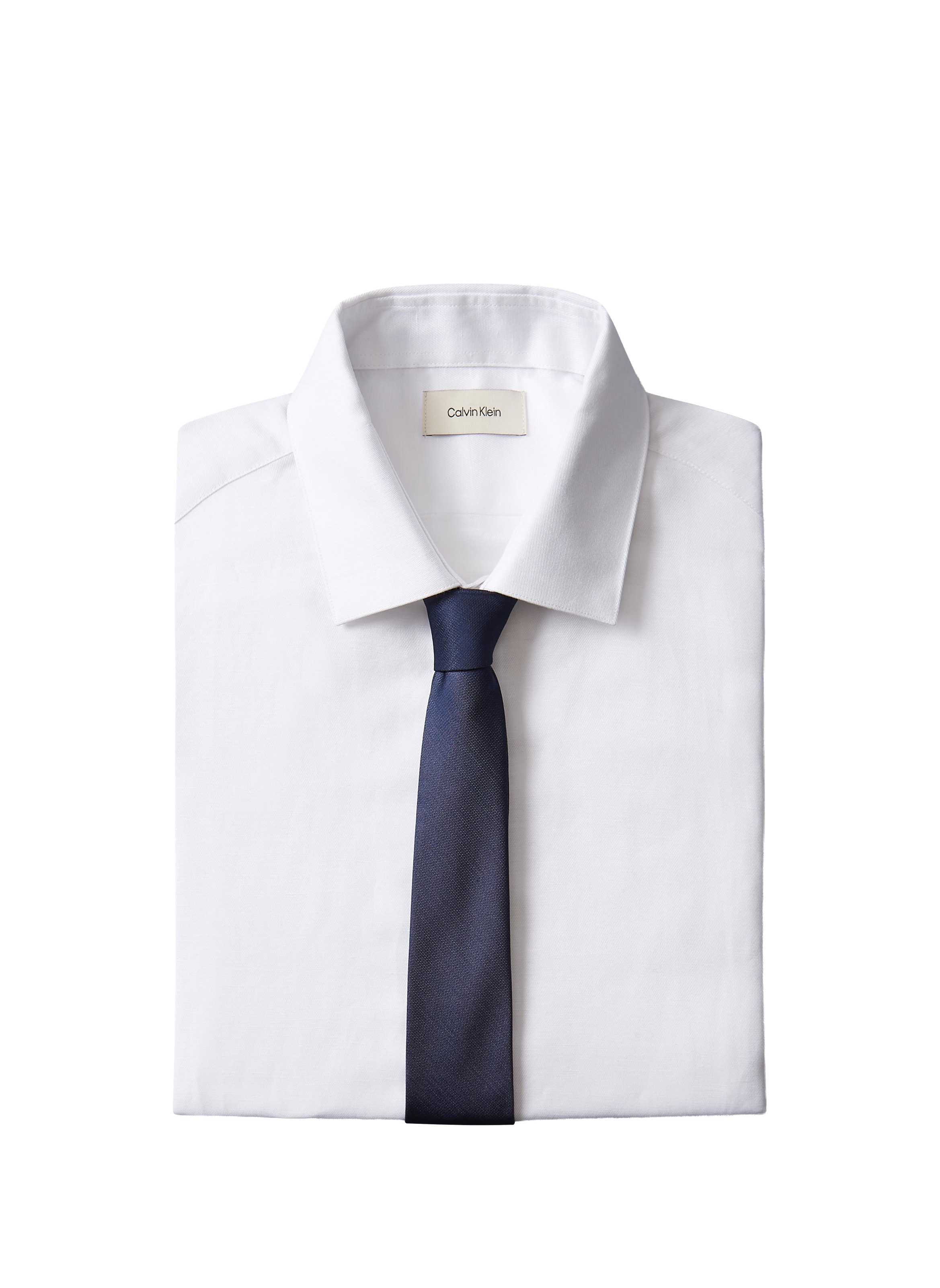 Corbata de seda mezclada CALVIN KLEIN Azul