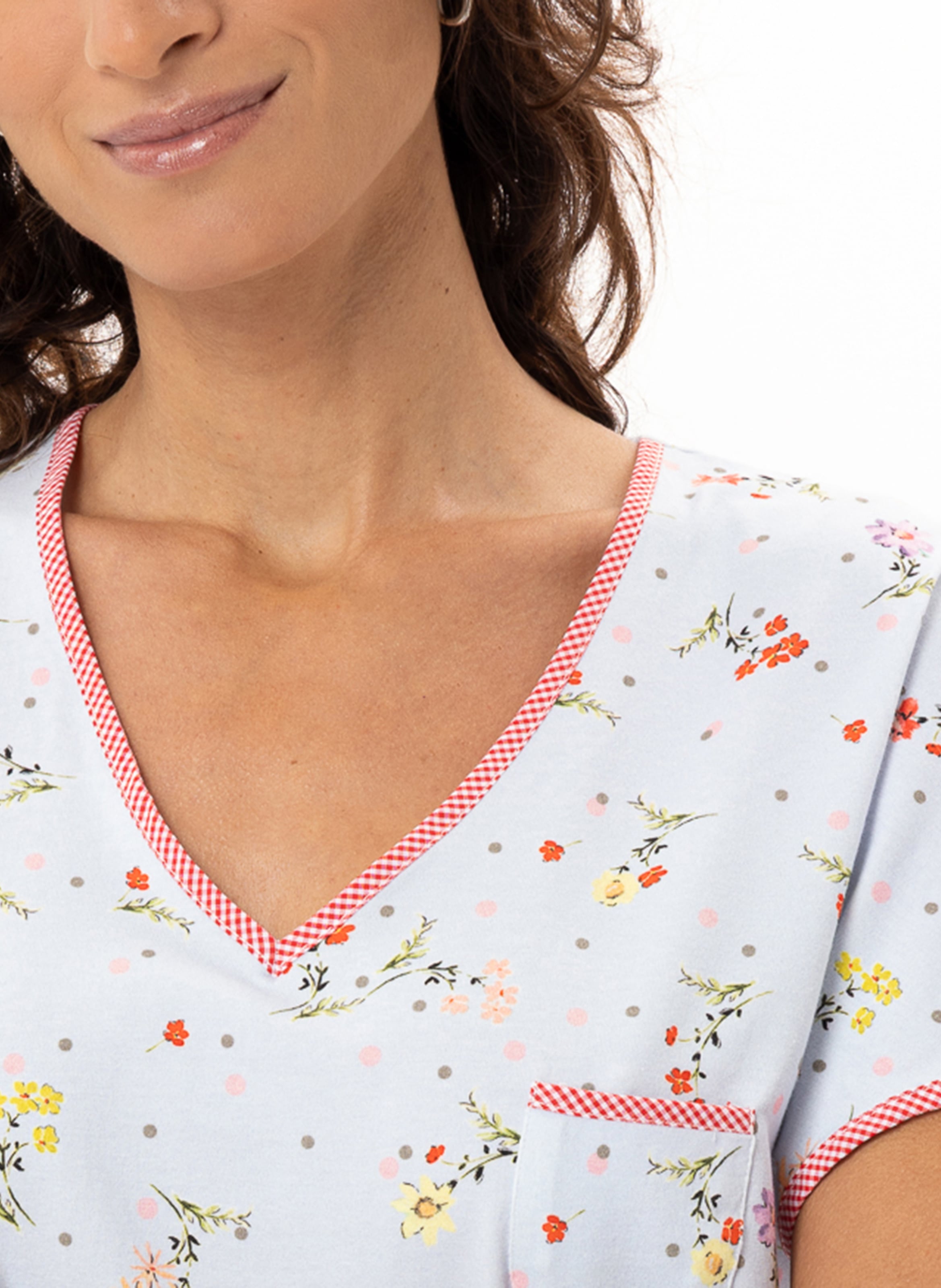 Pyjama en coton daisy 202 LE CHAT Multicolore