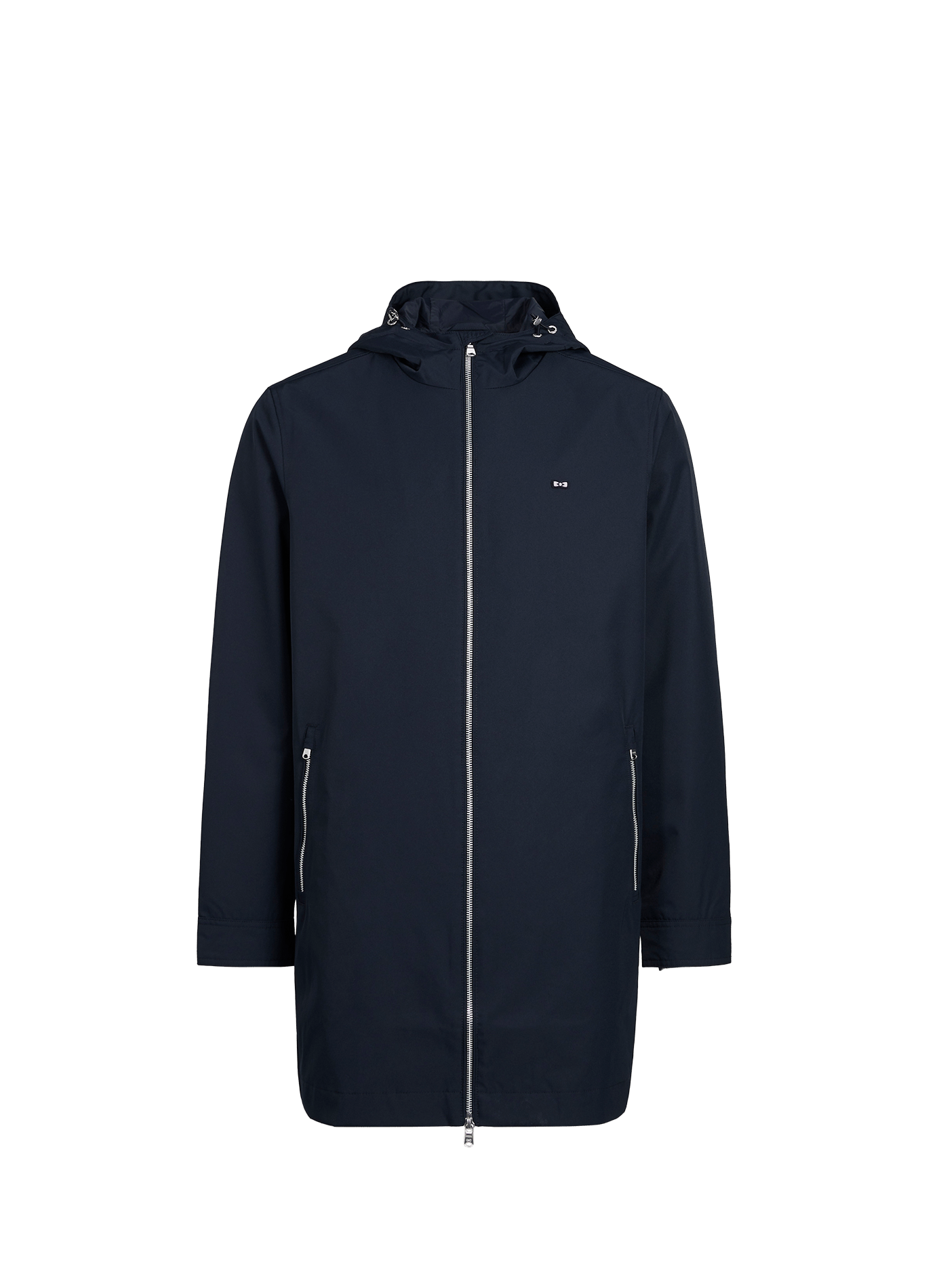 Blouson mi-long à capuche EDEN PARK Bleu