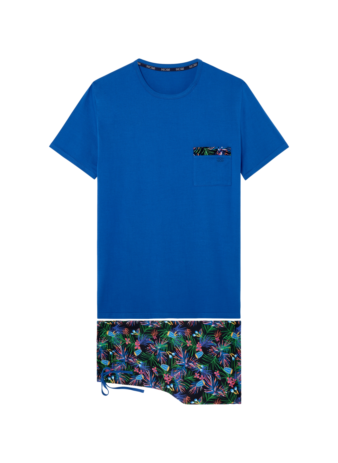 Ensemble de pyjama court en coton HOM Multicolore