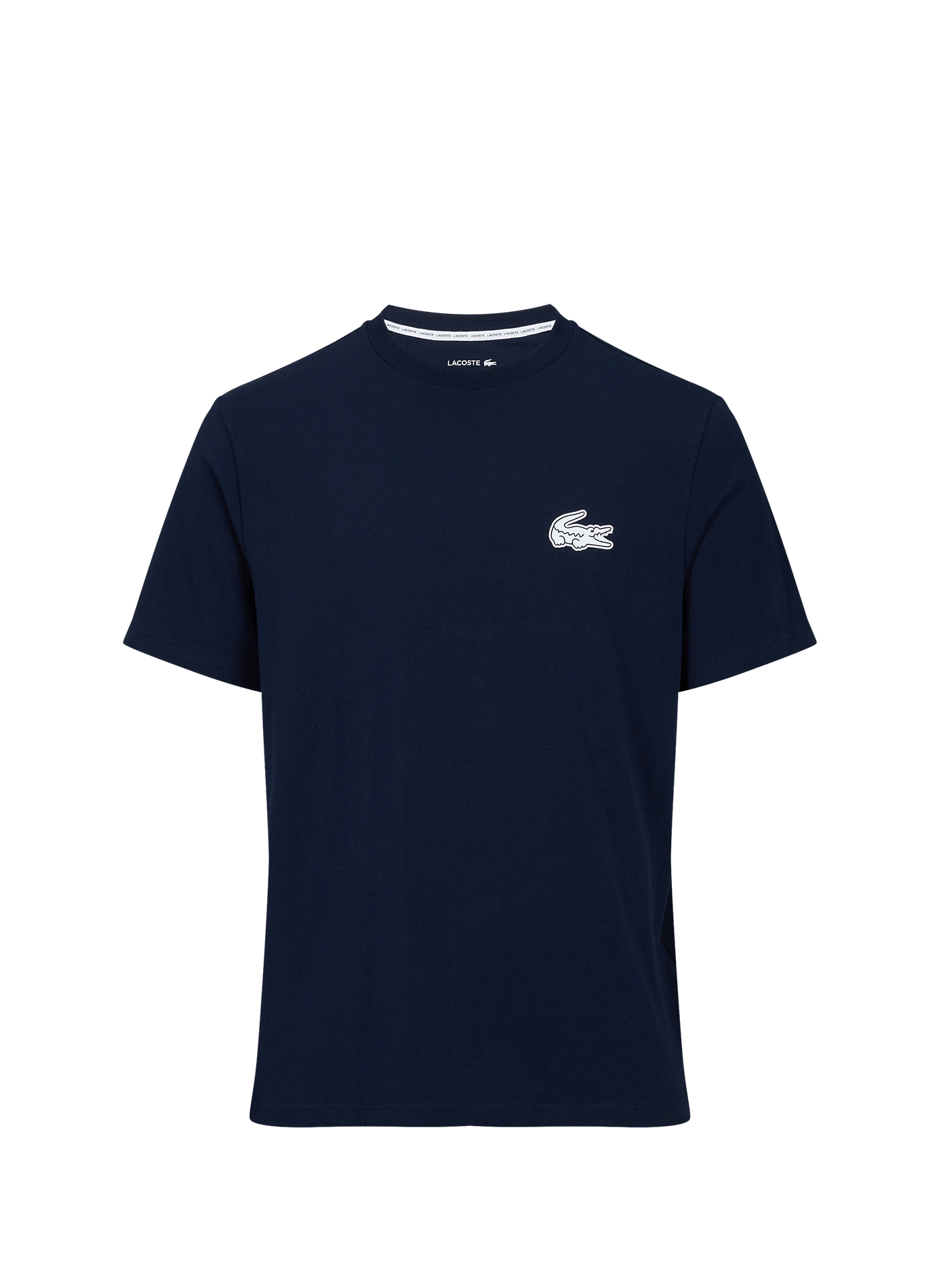 Set di pigiama lungo con loghi in misto cotone LACOSTE Blu