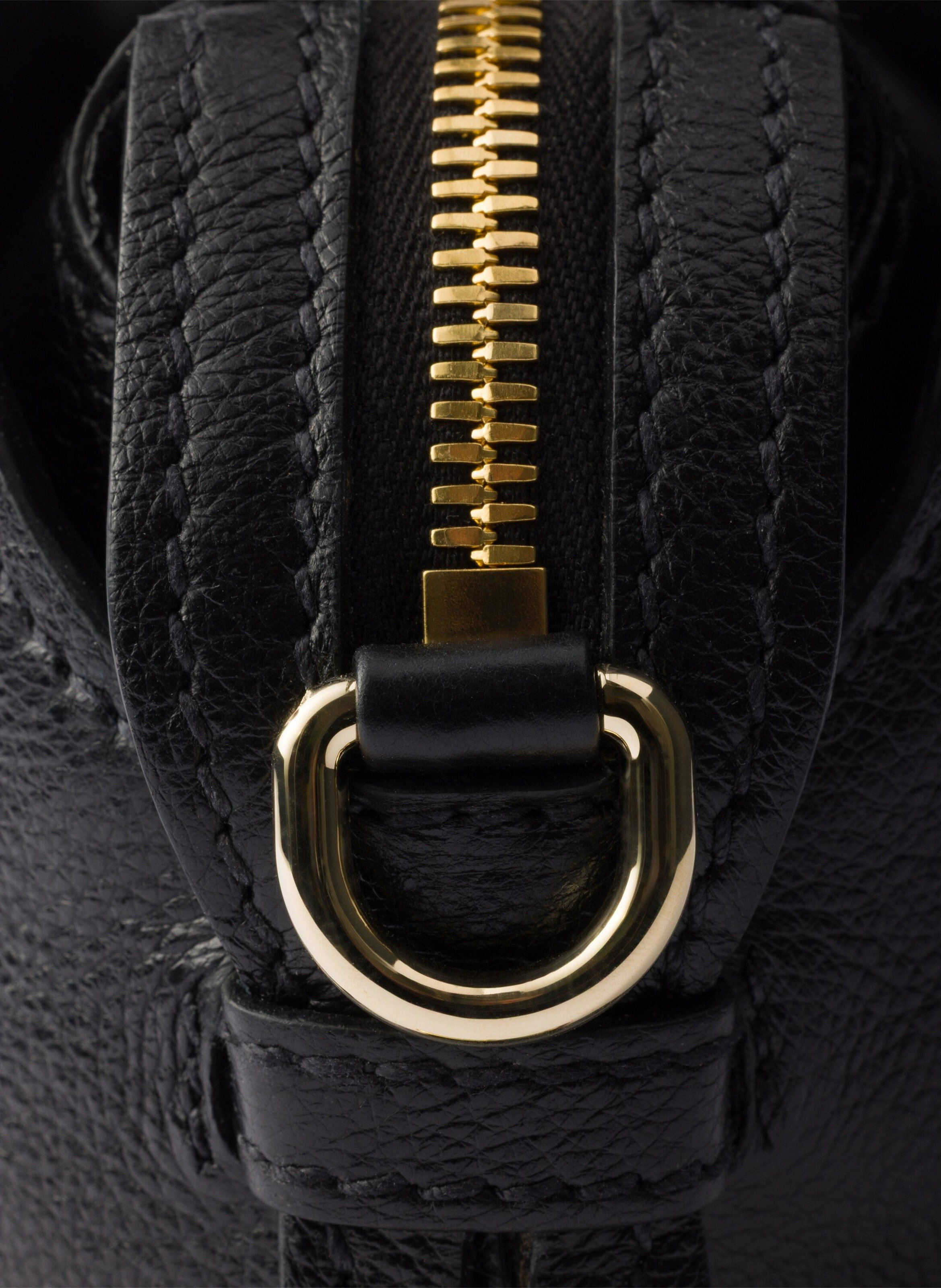 Cabas en cuir PRADA Noir