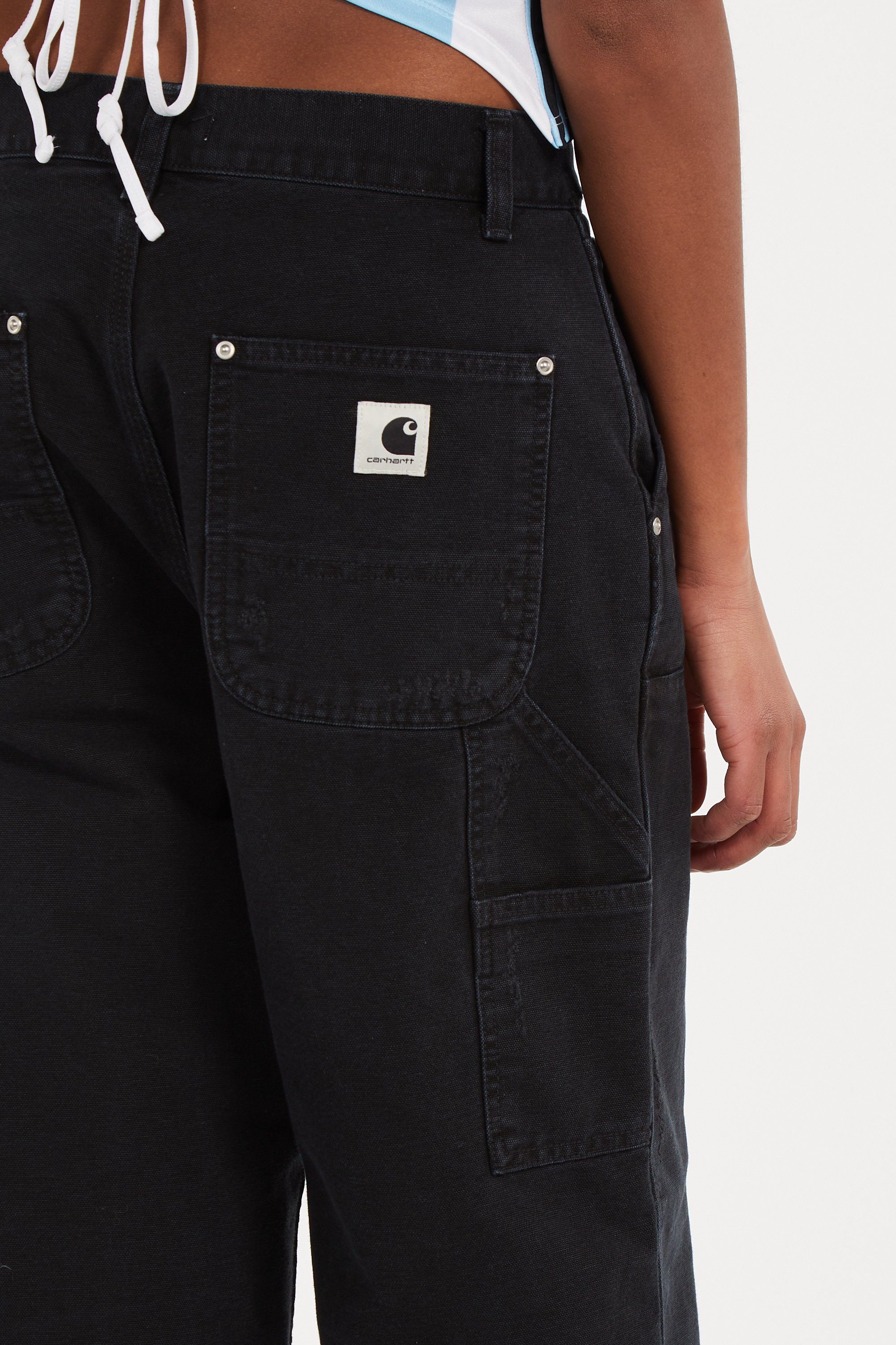 Pantalon w' brandon double knee pant CARHARTT WIP Gris