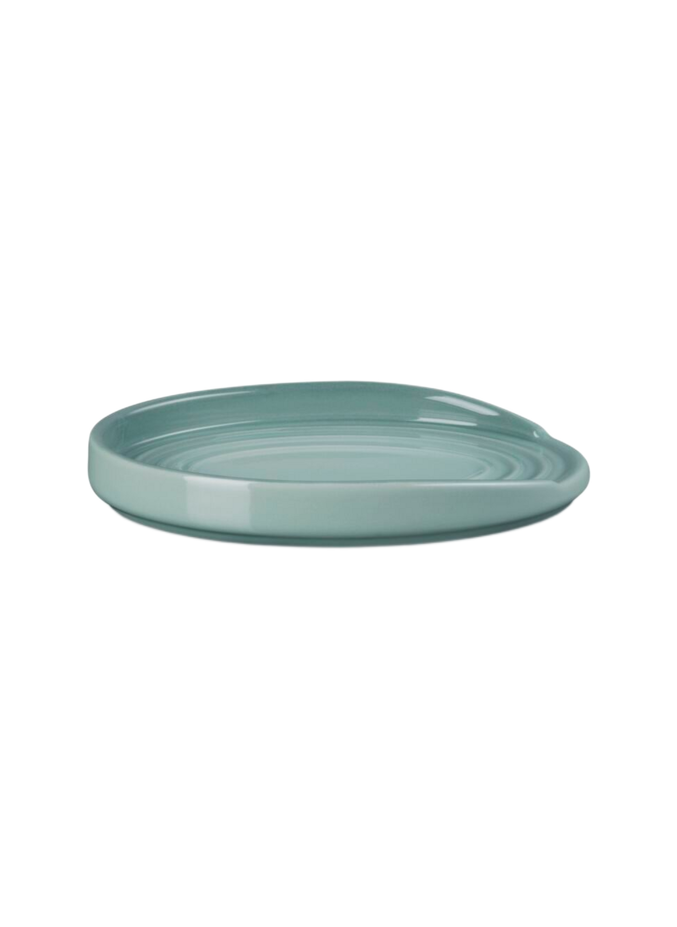 Löffelablage aus Keramik in ovaler Form | Grau LE CREUSET Haus