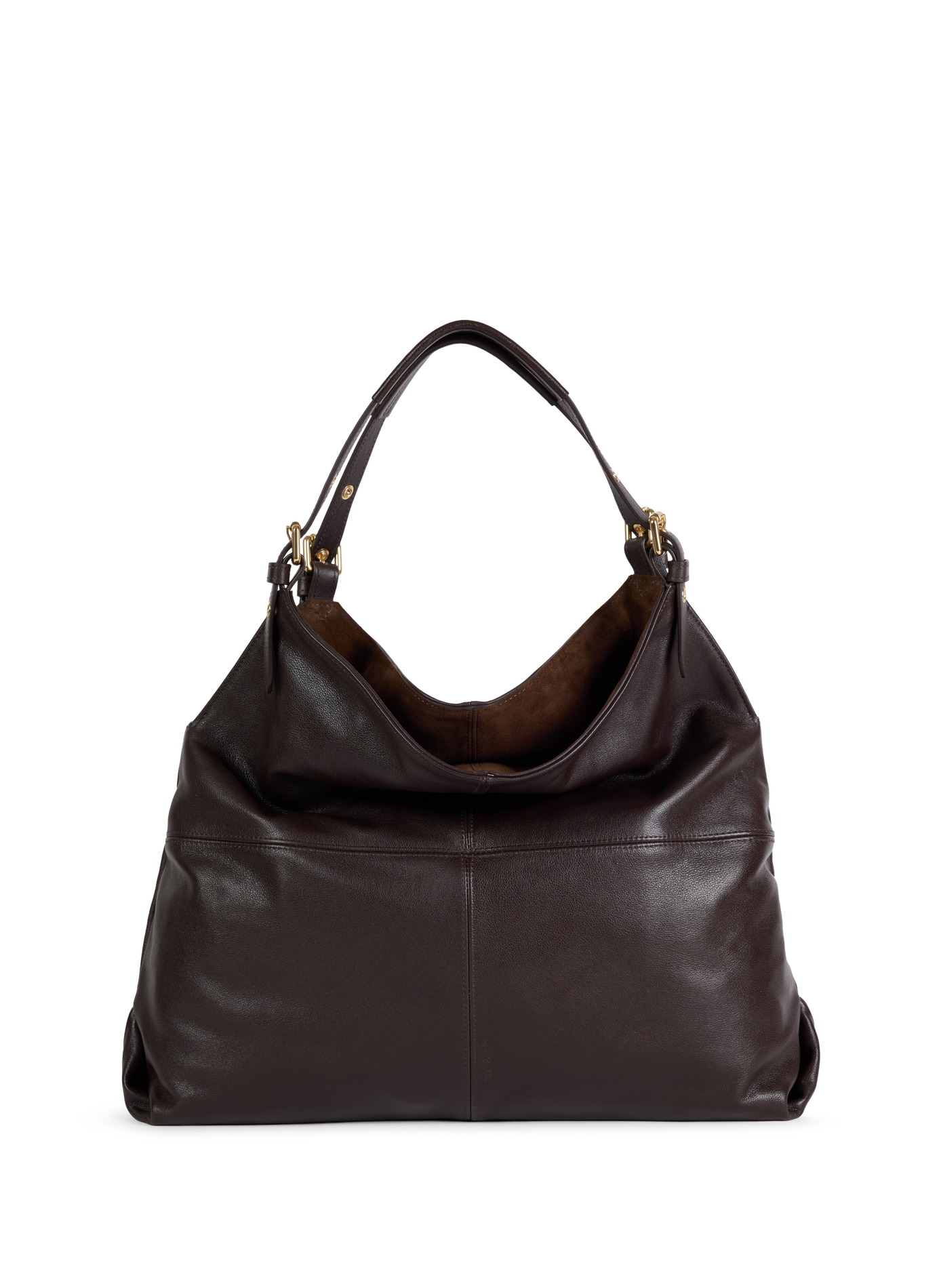 Schultertasche aus Leder NAT & NIN Braun