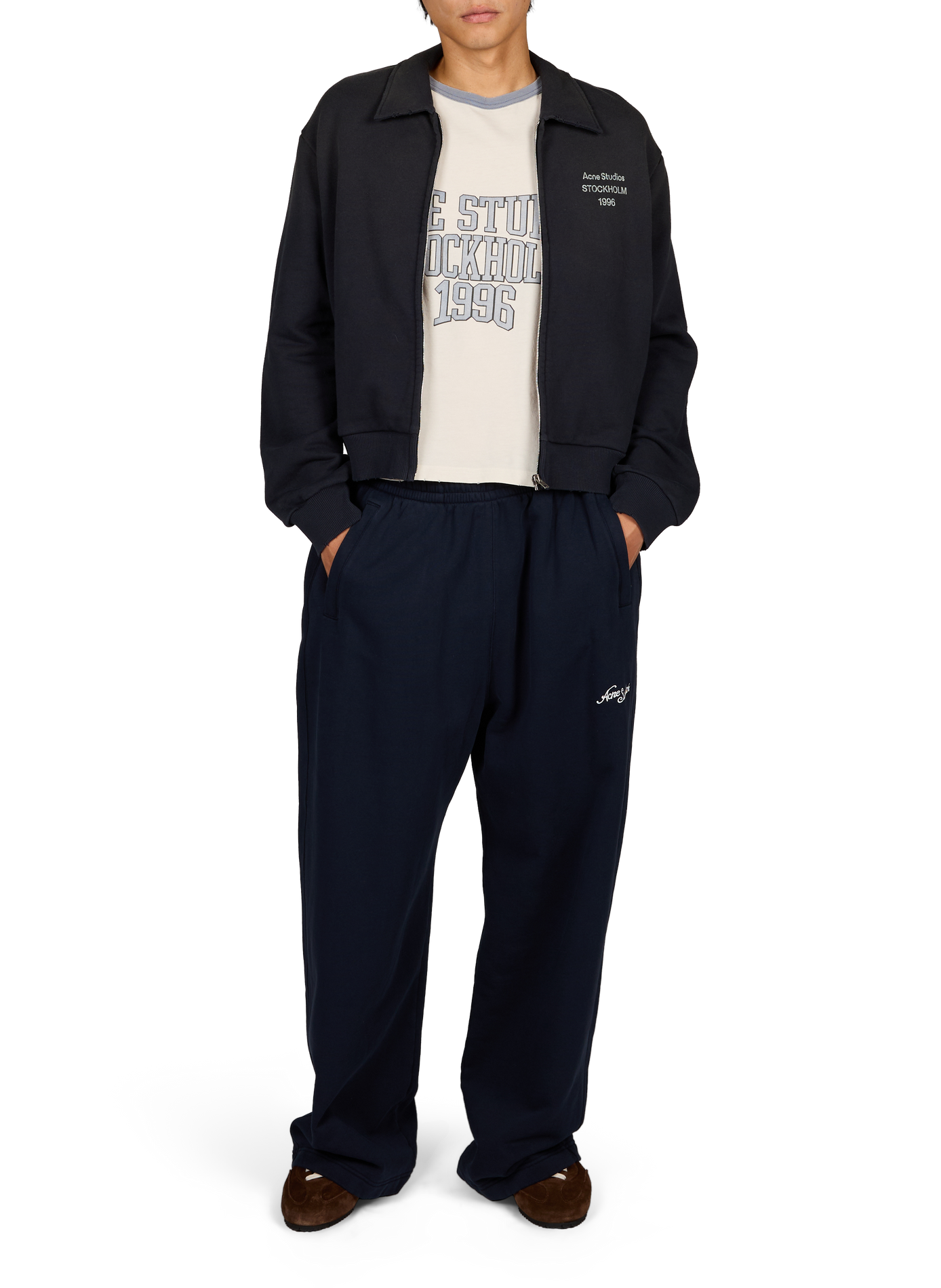 Unisex Oversized Joggers ACNE STUDIOS Blue
