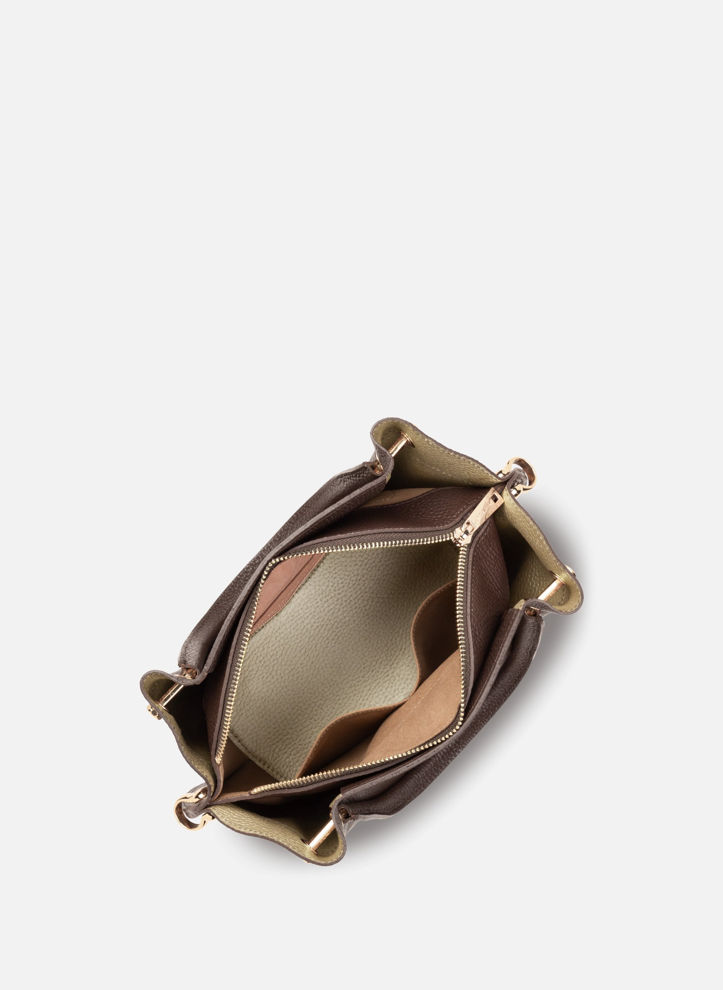 Sac à main - foulonné double louisa | Marron LANCASTER Femme