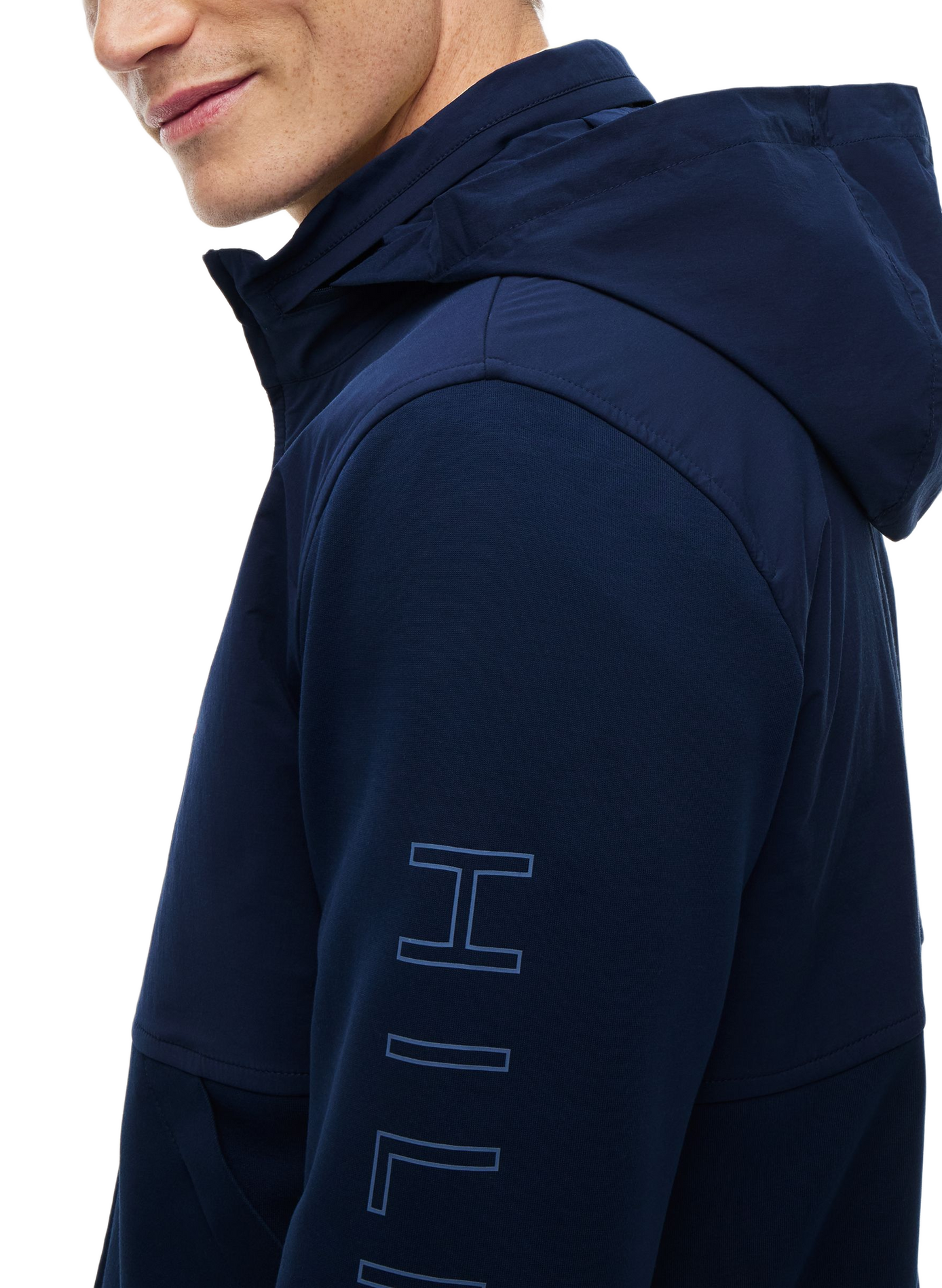 Sweatshirt mit Logo aus Baumwollmischung TOMMY HILFIGER Blau