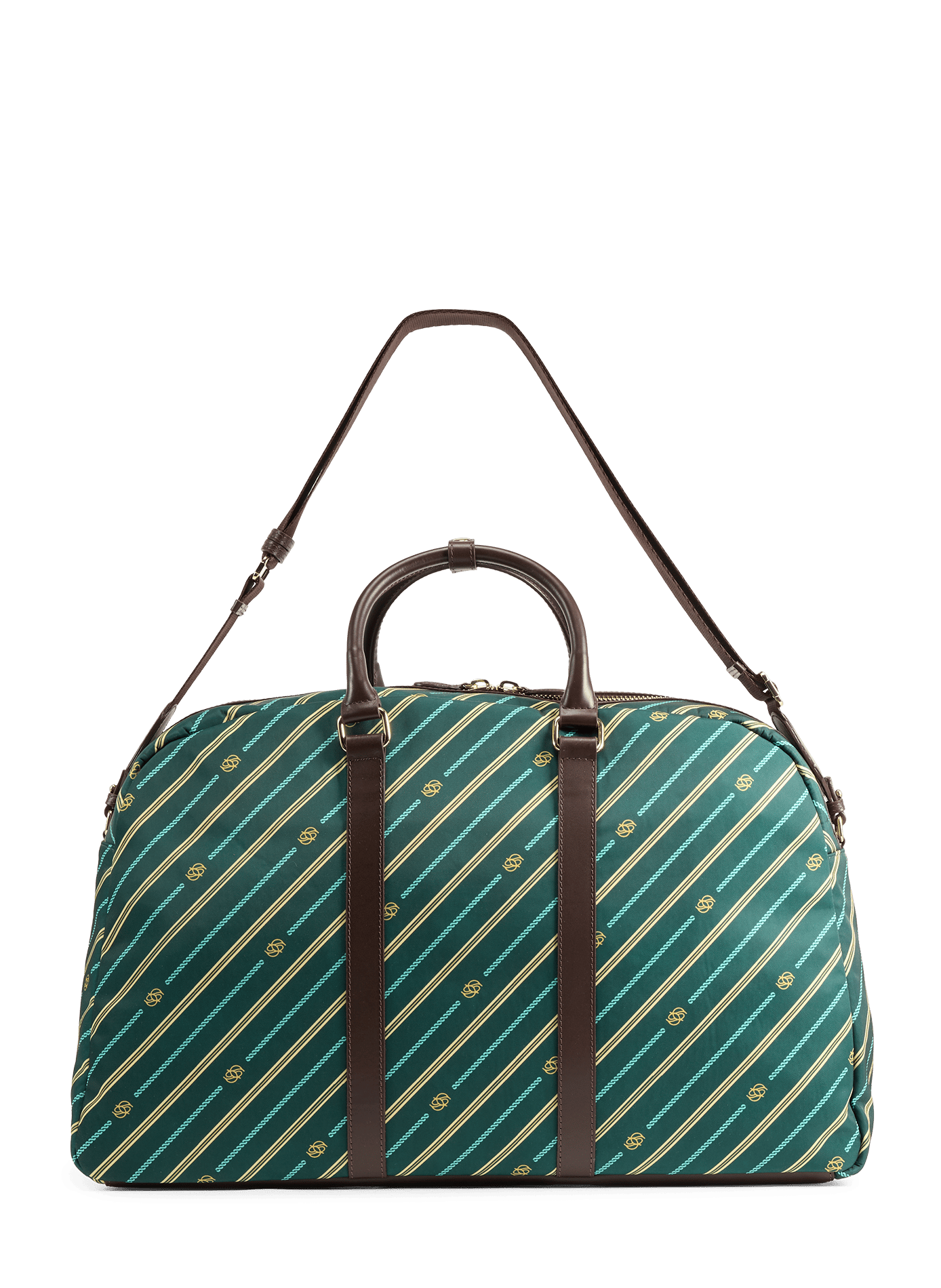 Weekender Reisetasche mit Monogramm DROLE DE MONSIEUR Grun