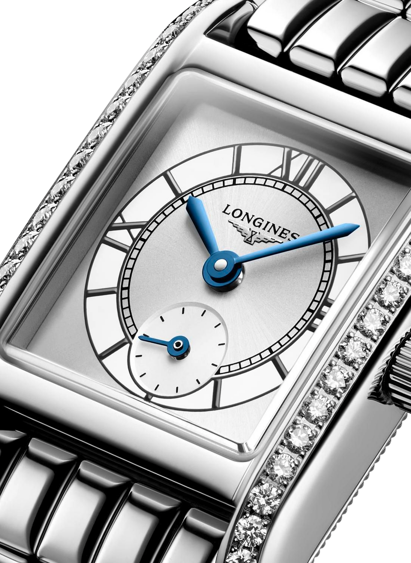 Montre quartz Longines DolceVita 2023 en acier inoxydable LONGINES Blanc
