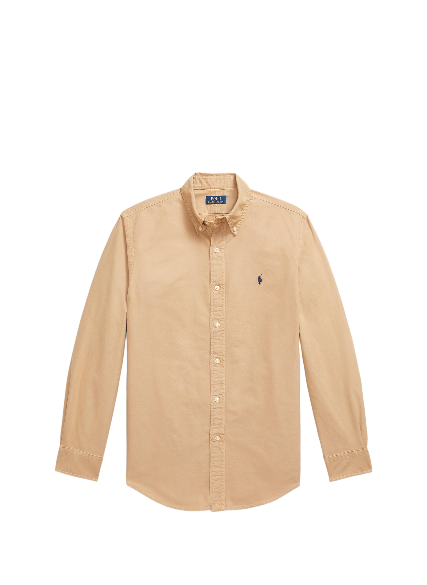 Chemise à manches longues en coton  POLO RALPH LAUREN Kaki
