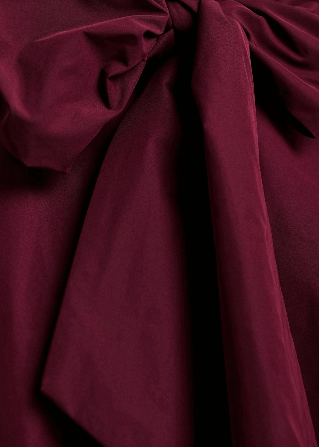 Robe oversize col lavallière évasée khai ESSENTIEL ANTWERP Rouge
