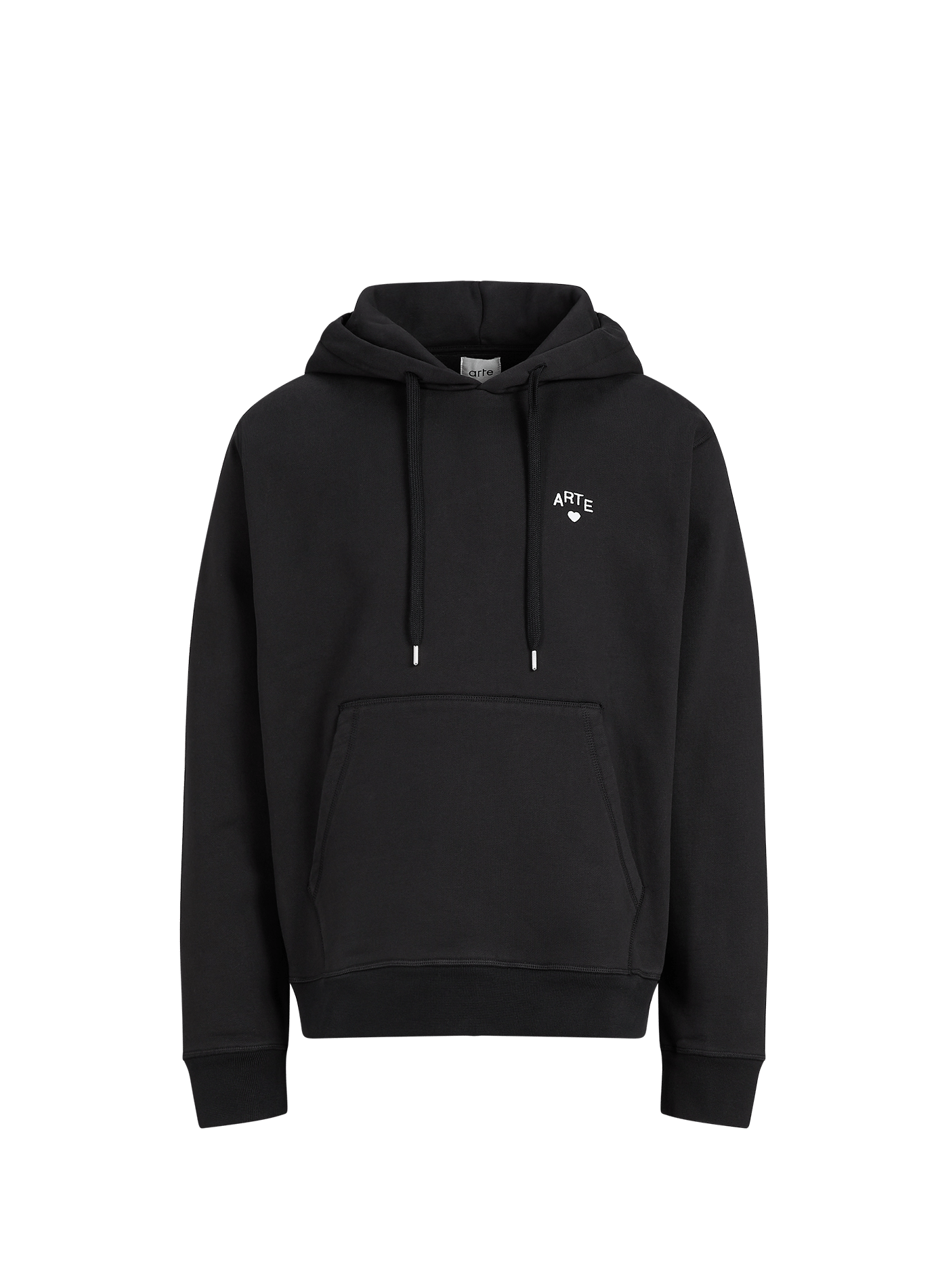 Sweat à capuche uni en coton ARTE ANTWERP Noir
