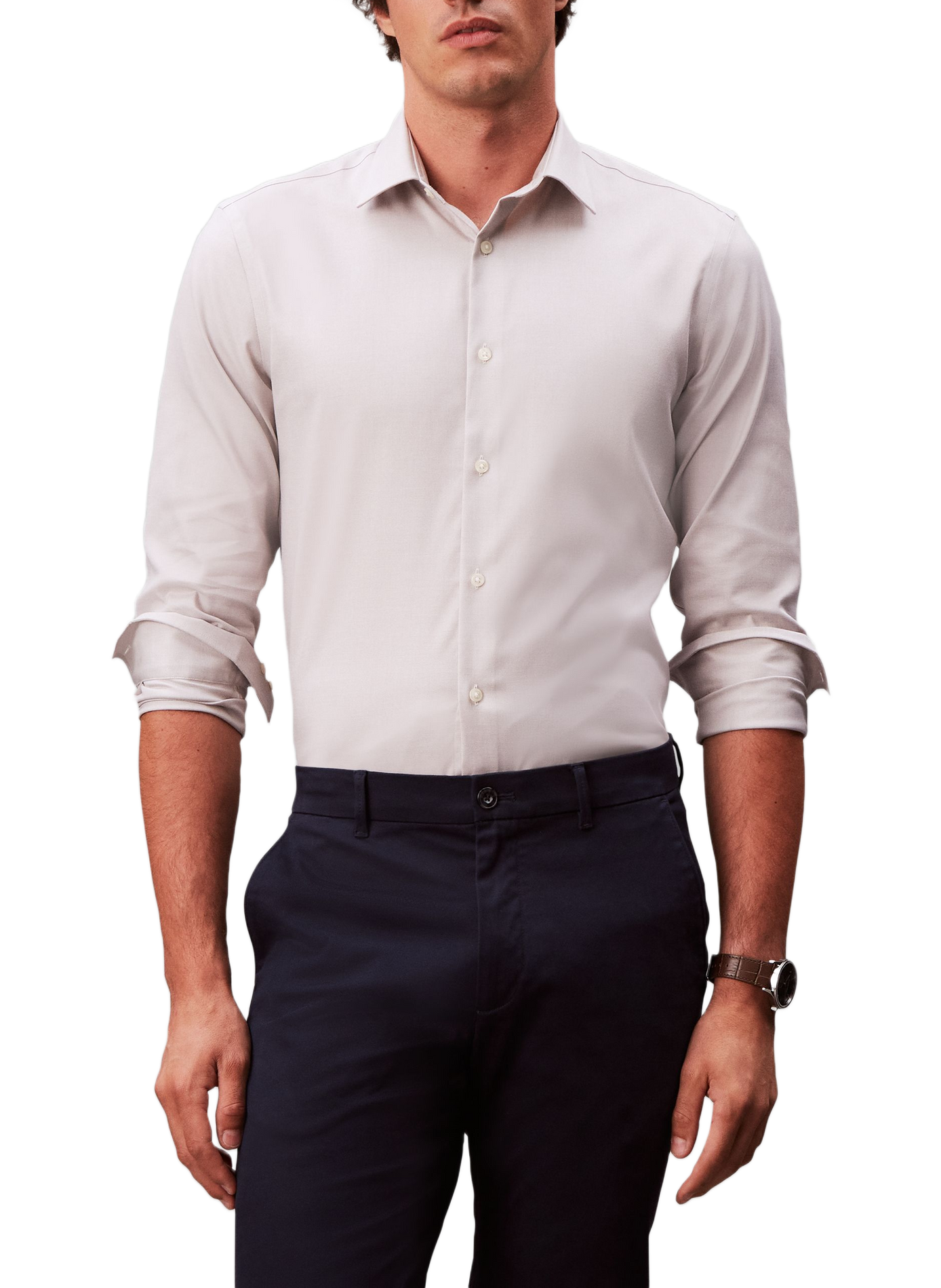 Rechte katoenen blouse CALVIN KLEIN Beige