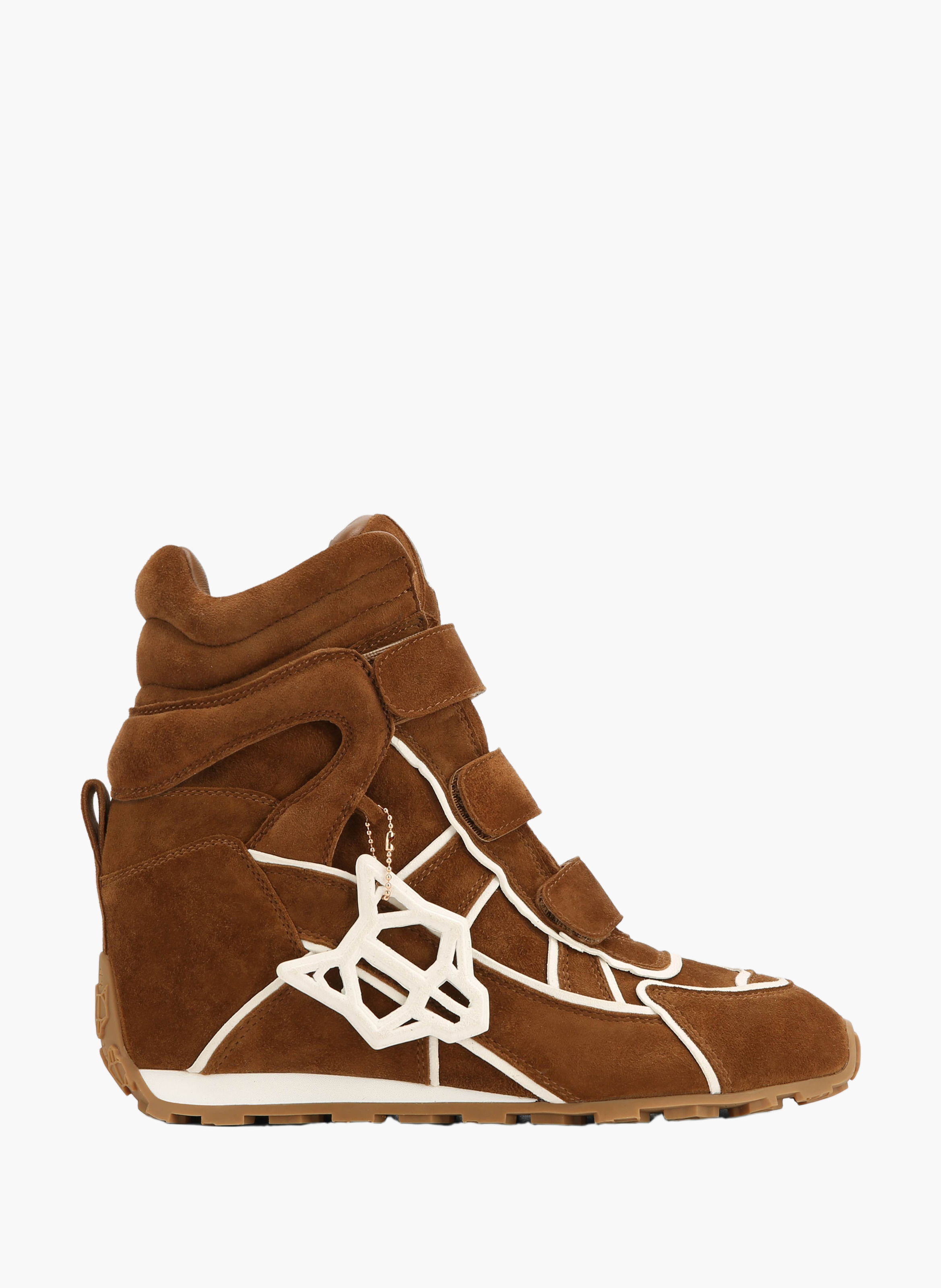Element sneakers van suède NAKED WOLFE Bruin