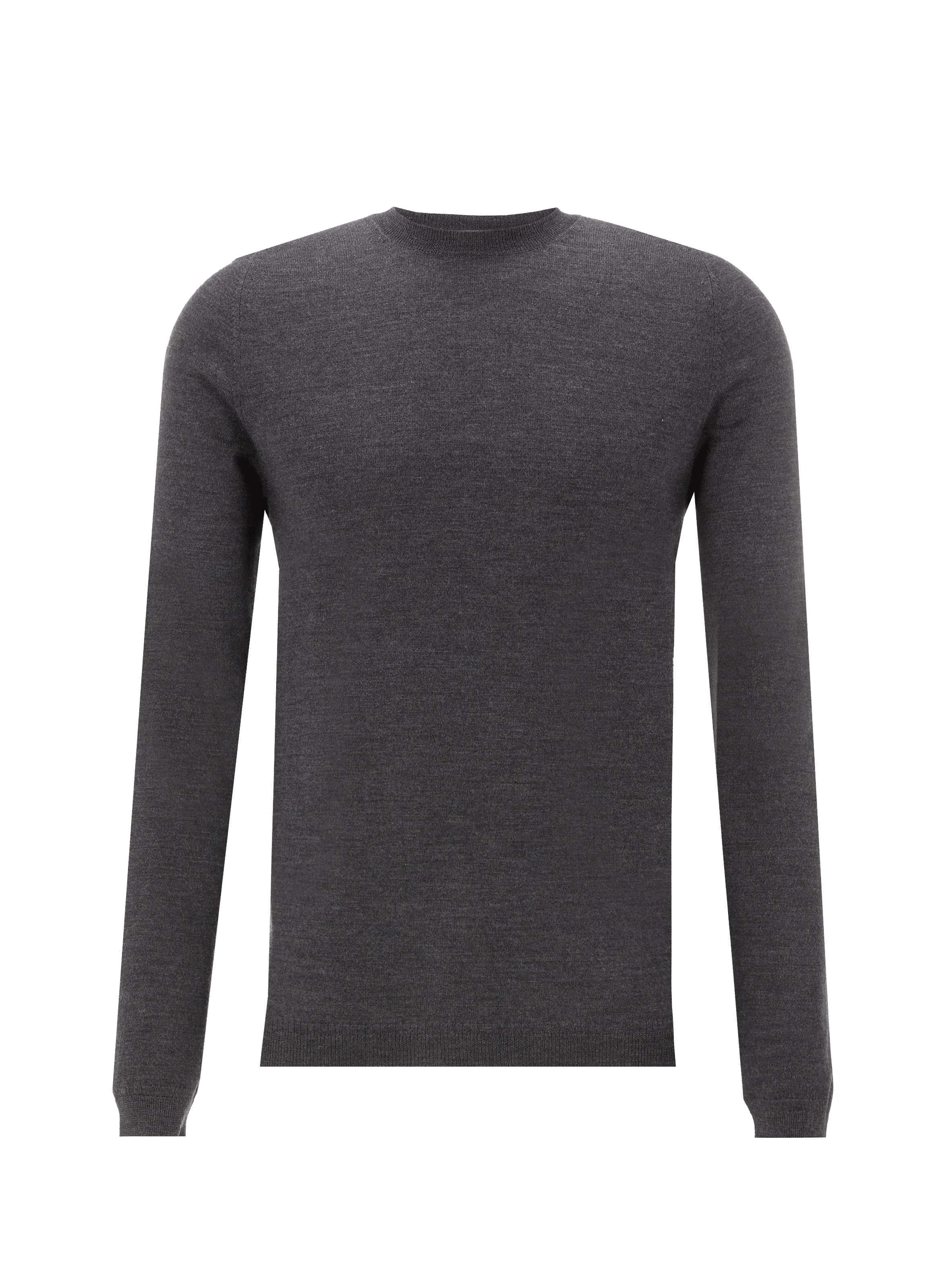 AU PRINTEMPS PARIS Pull en laine mérinos Gris
