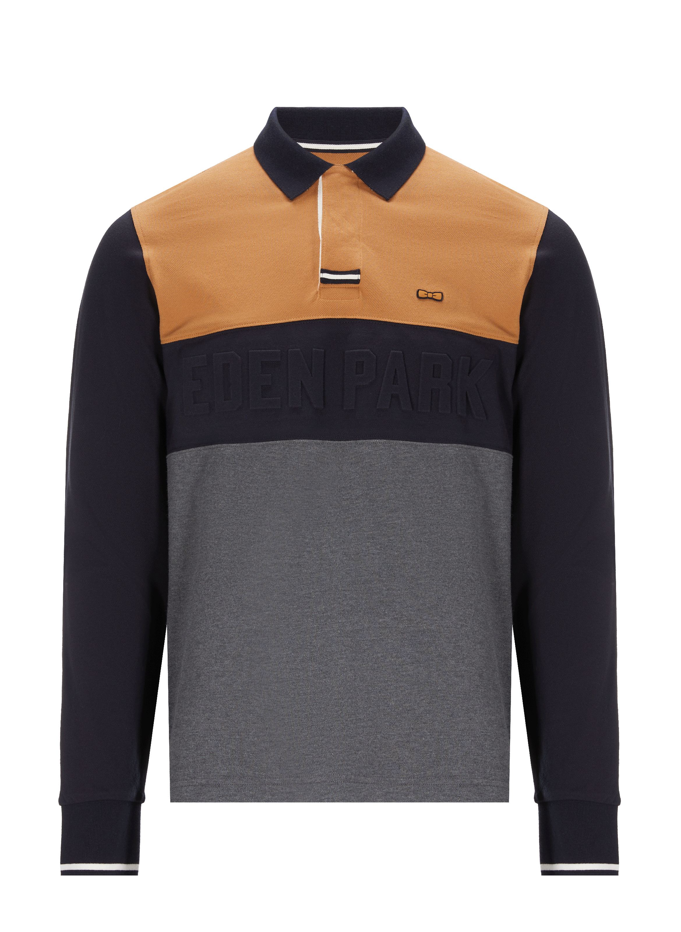 Polo manches longues en coton