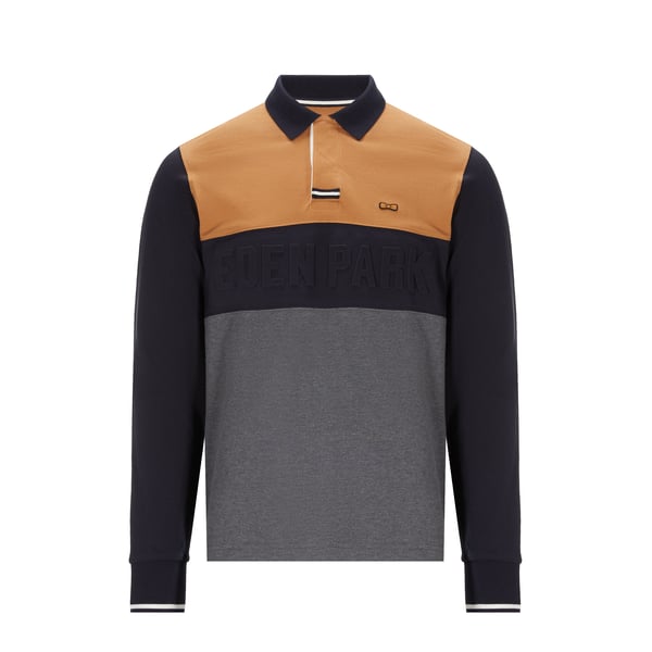 Polo manches longues en coton