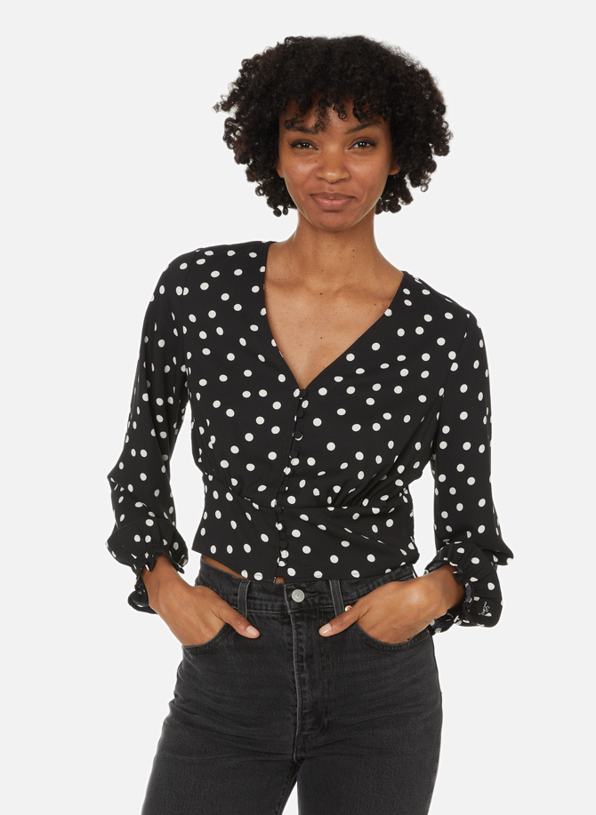 LEVI'S polka dot blouse