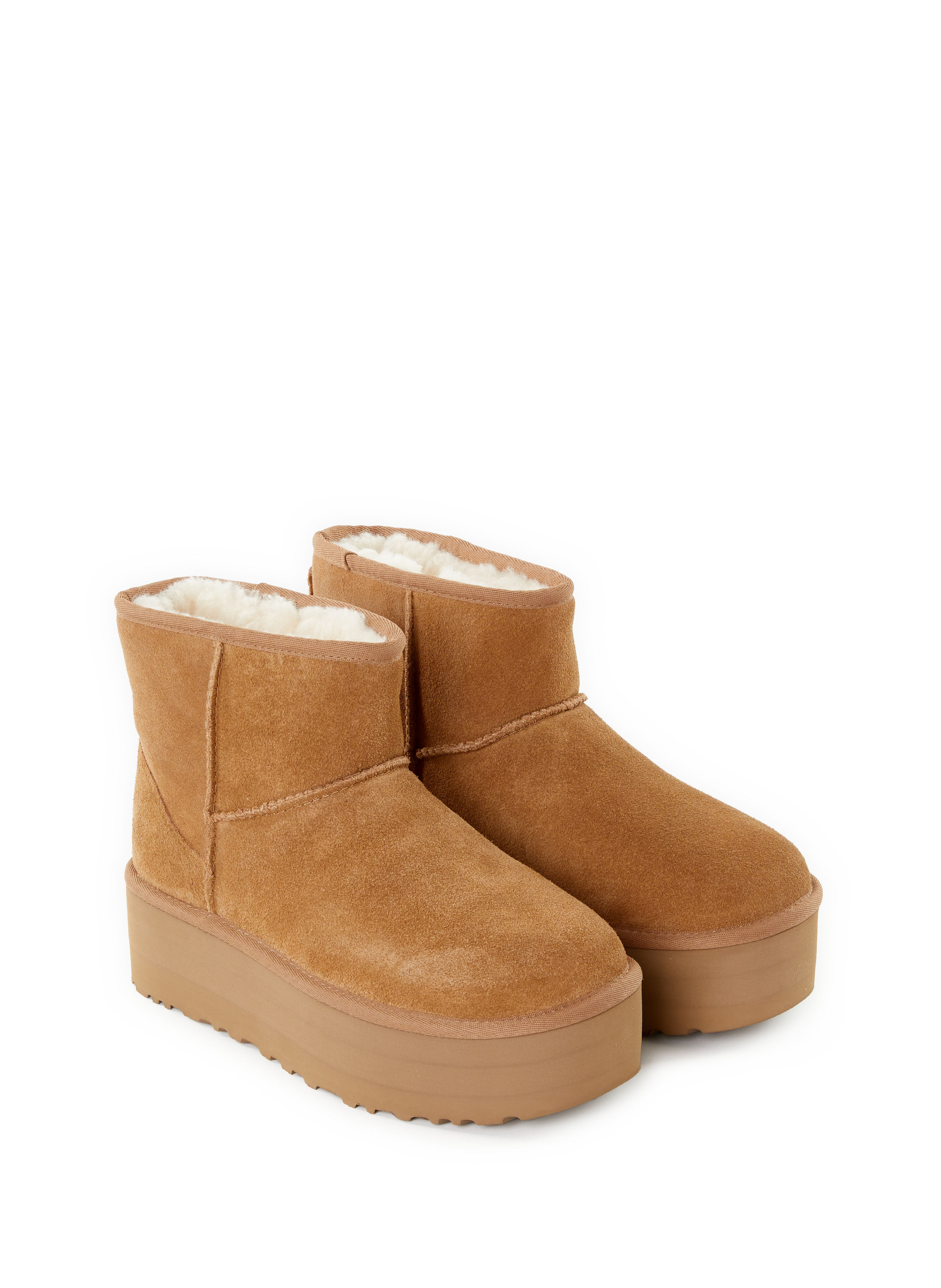 Bottines mini à plateforme  UGG Marron