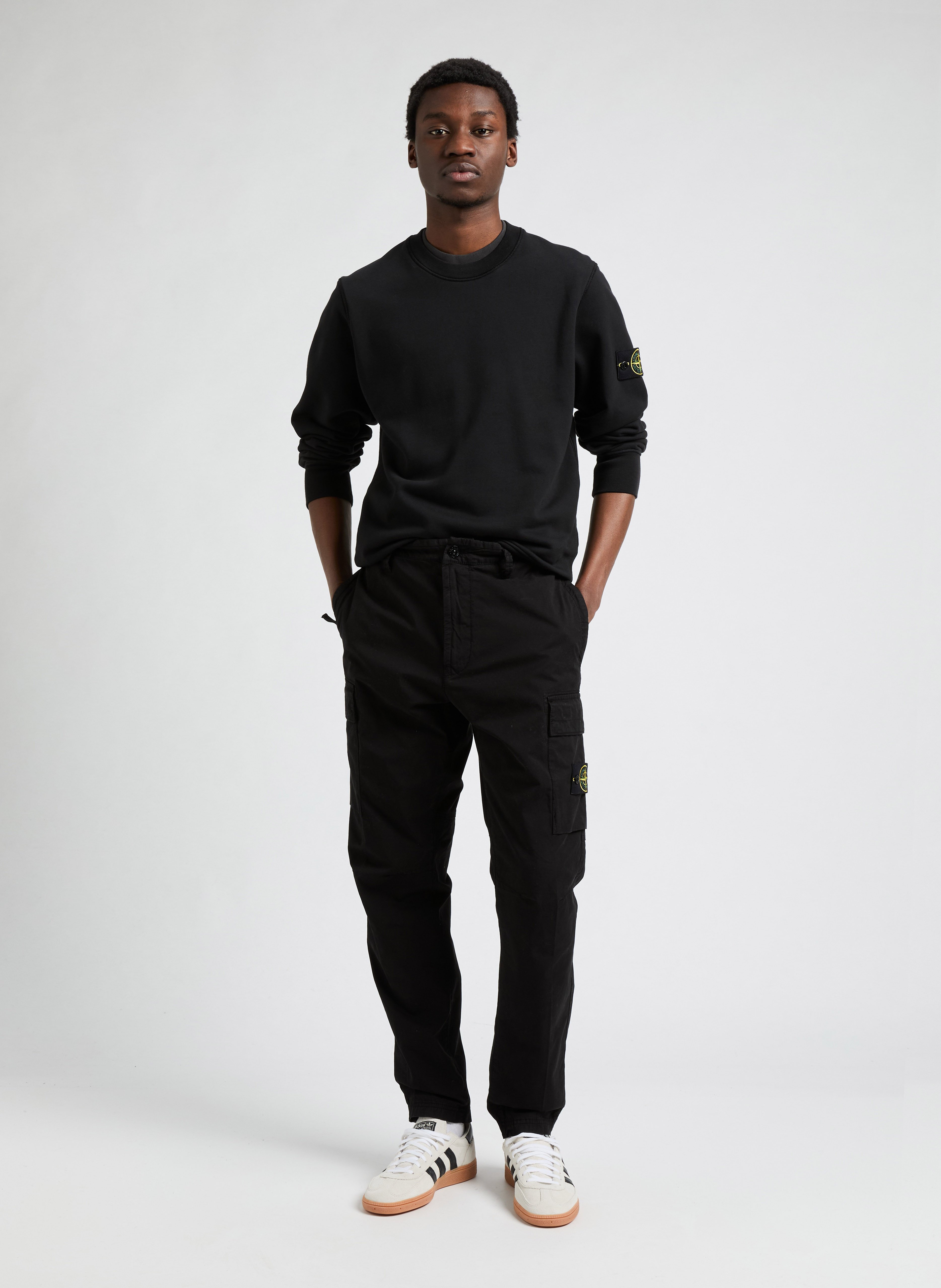 Cargo Pants STONE ISLAND Black