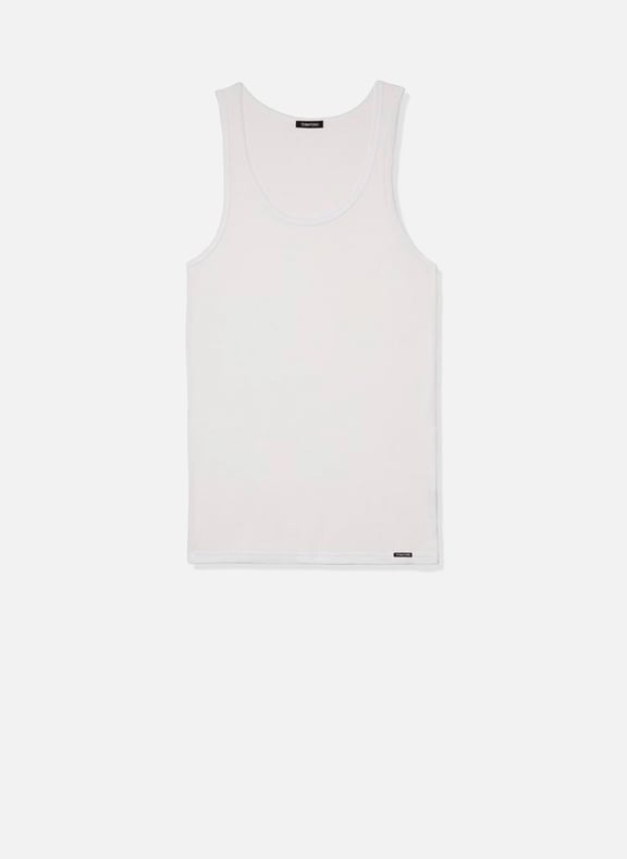 Teardrop ribbed tank top TOM FORD Teardrop ribbed tank top TOM FORD