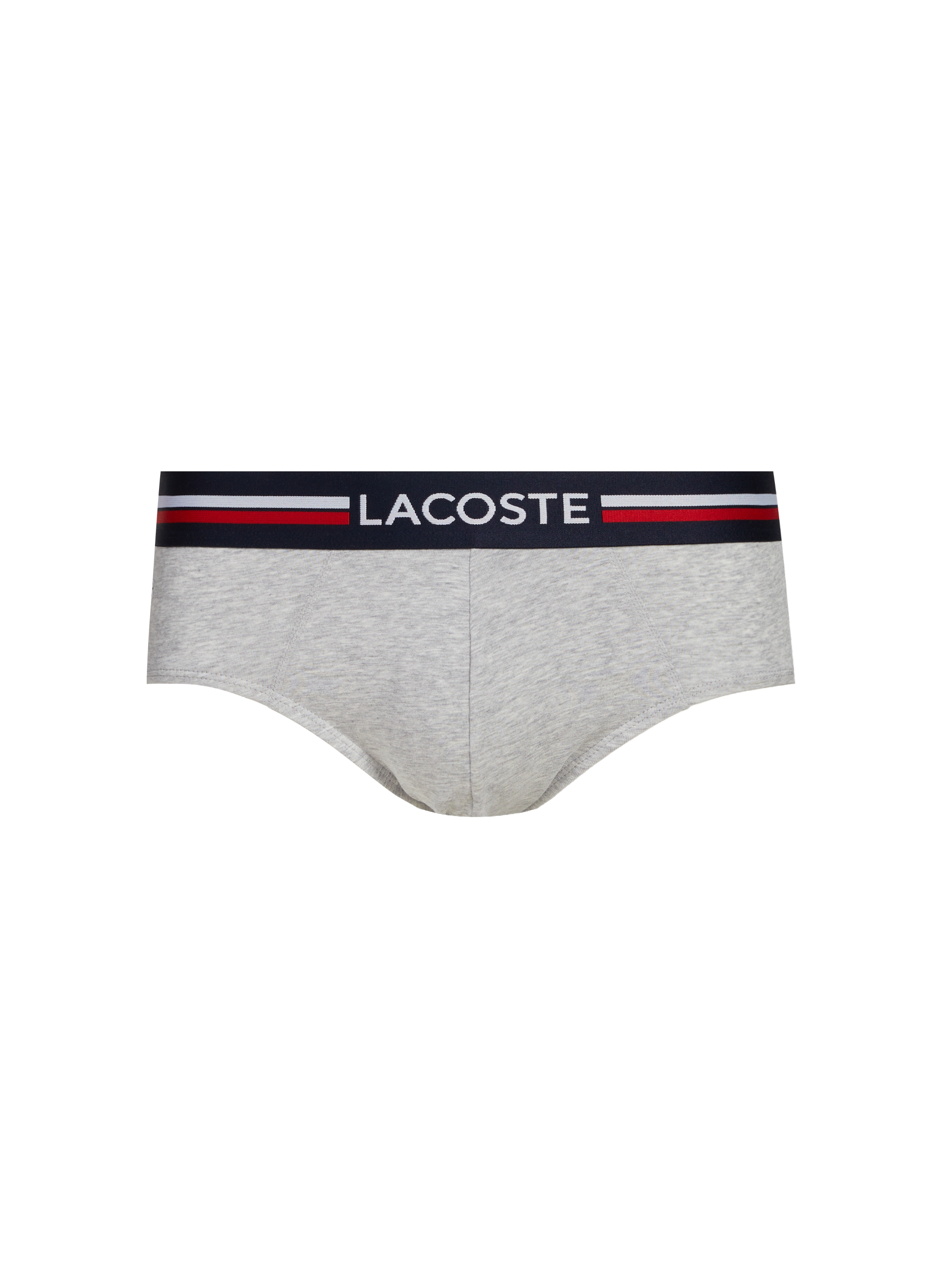Lot de 3 slips en coton  LACOSTE Multicolore